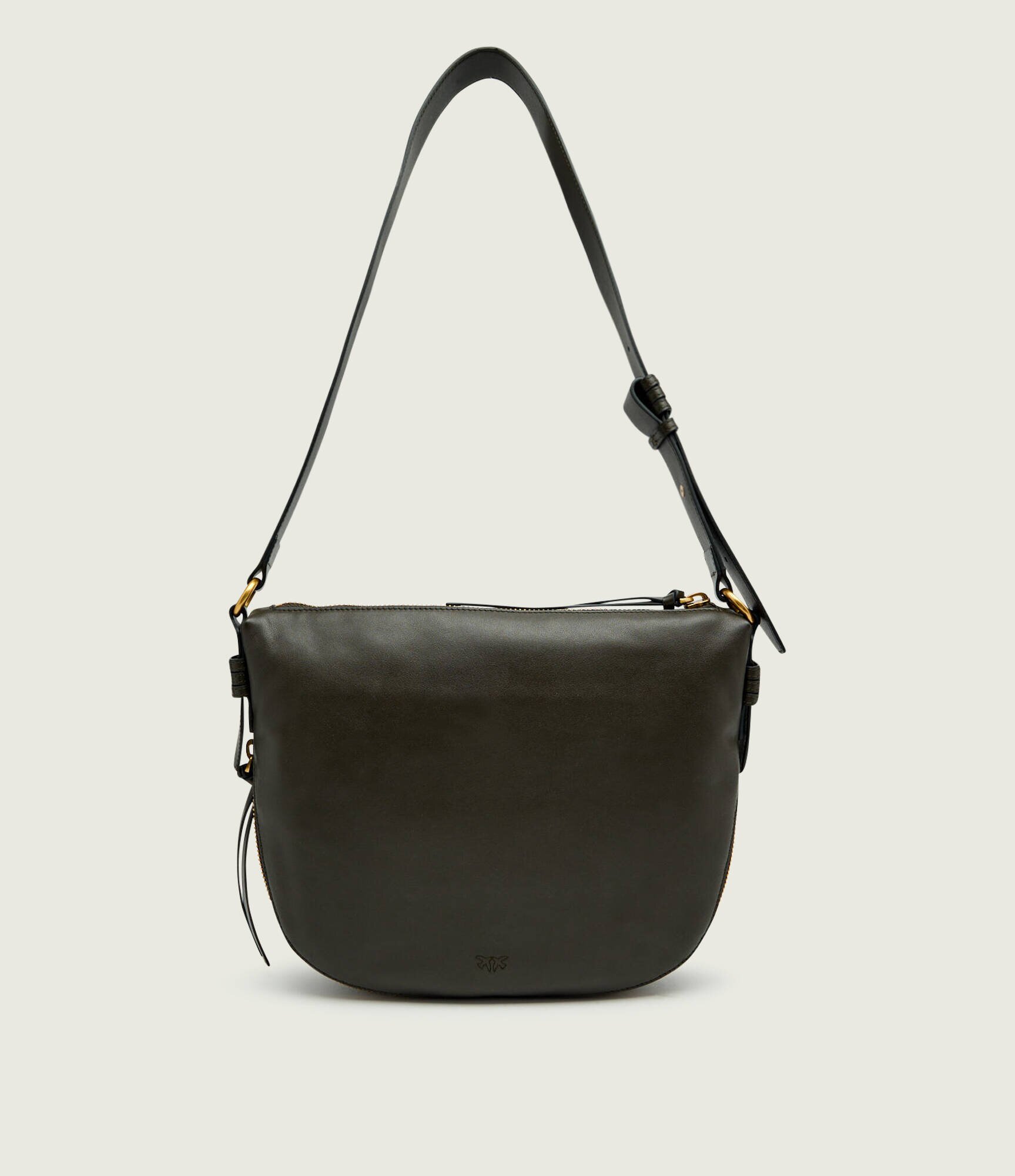 Pinko De piele geantă pe umăr Zip Around Classic