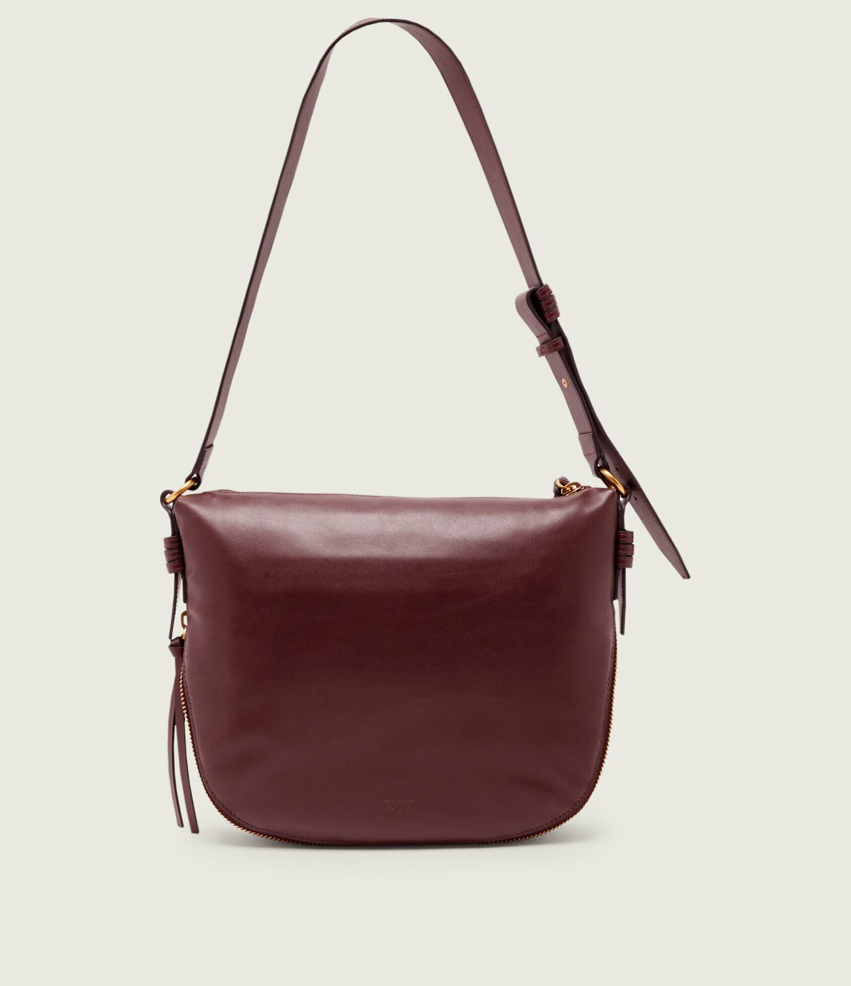 Pinko De piele geantă pe umăr Zip Around Classic