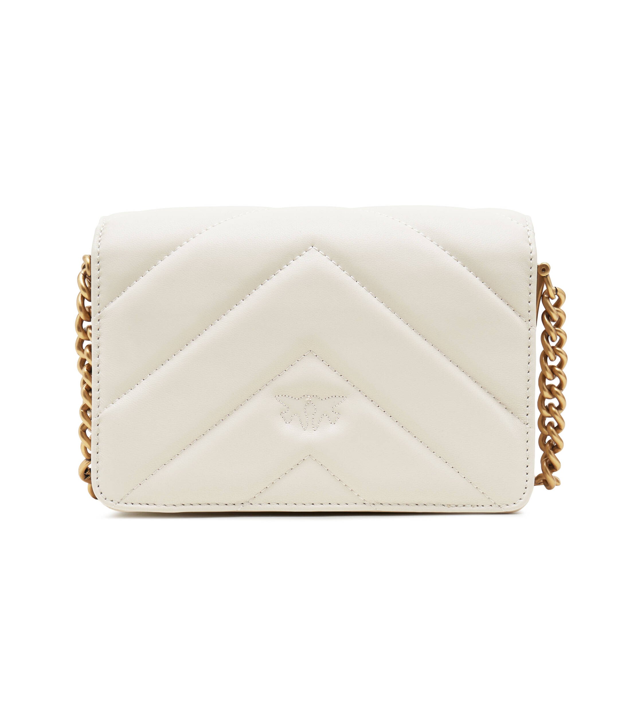 Pinko De piele geantă poștaș Love Click Mini