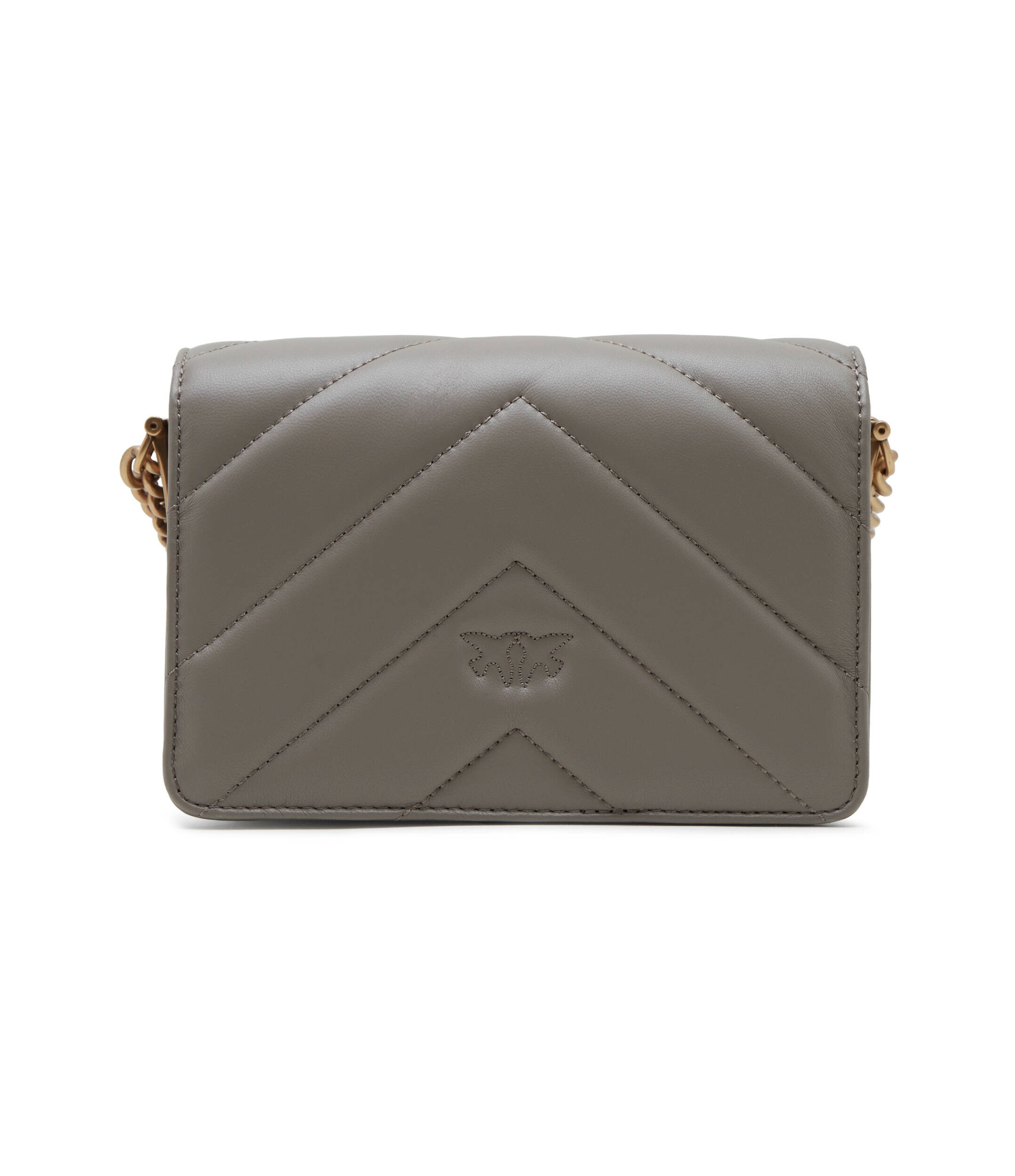Pinko De piele geantă poștaș Love Click Mini