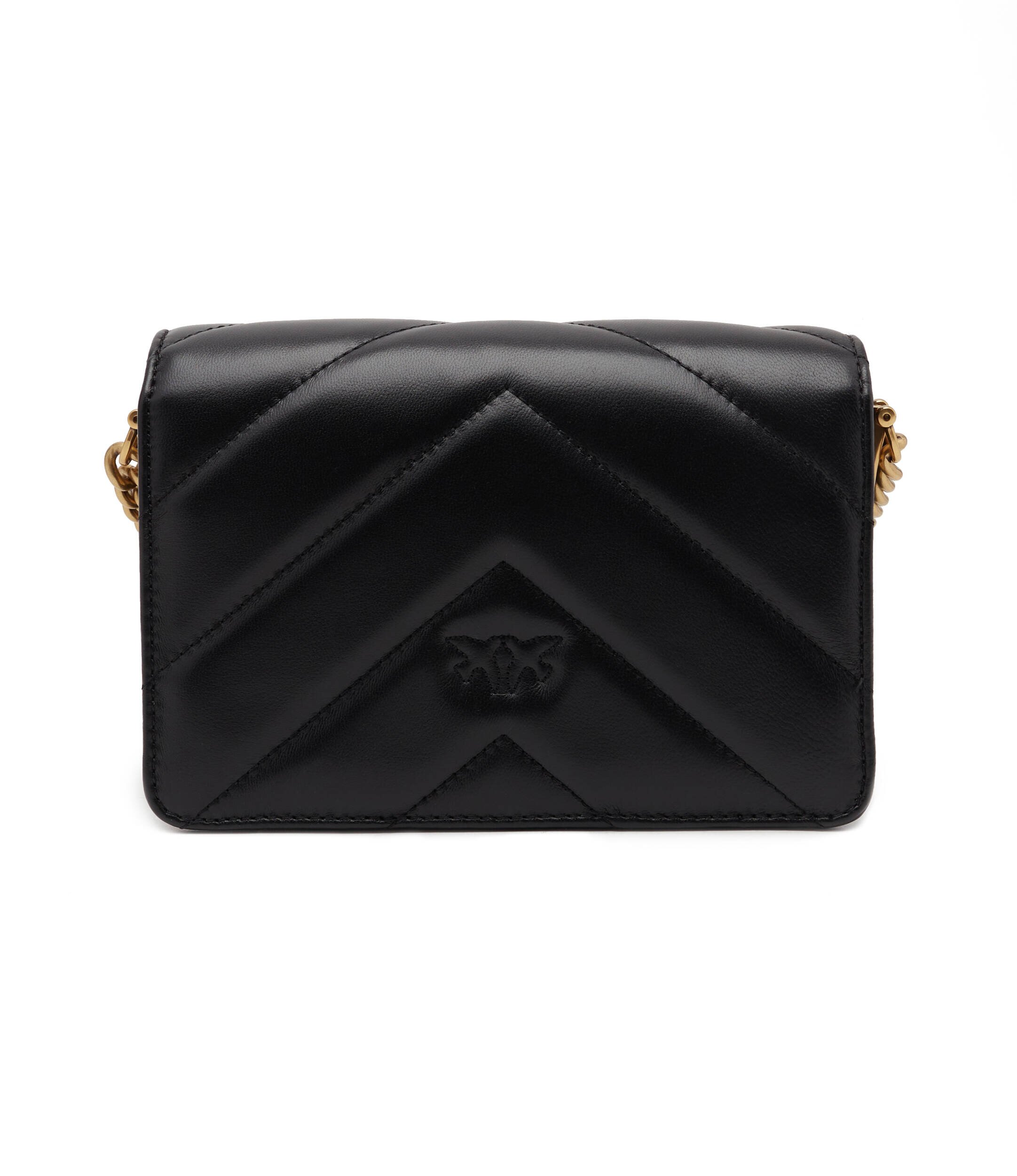 Pinko De piele geantă poștaș Love Click Mini