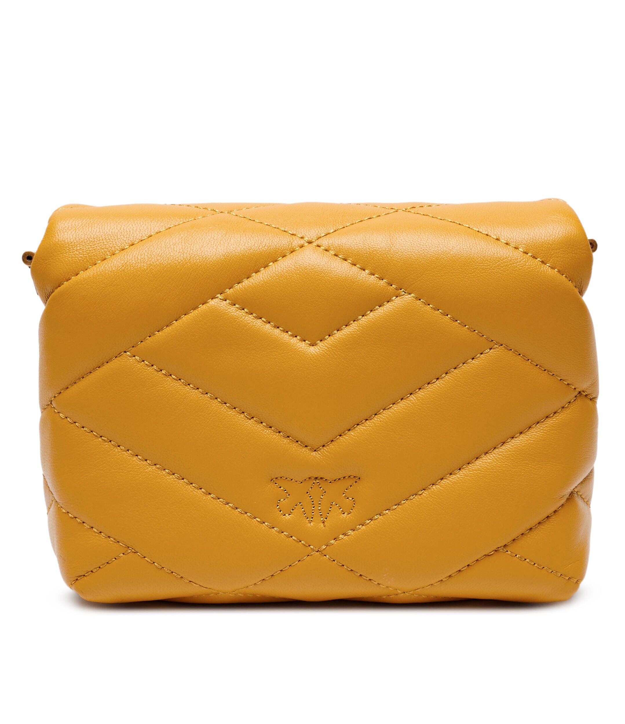 Pinko De piele geantă poștaș Love Click Puff Baby