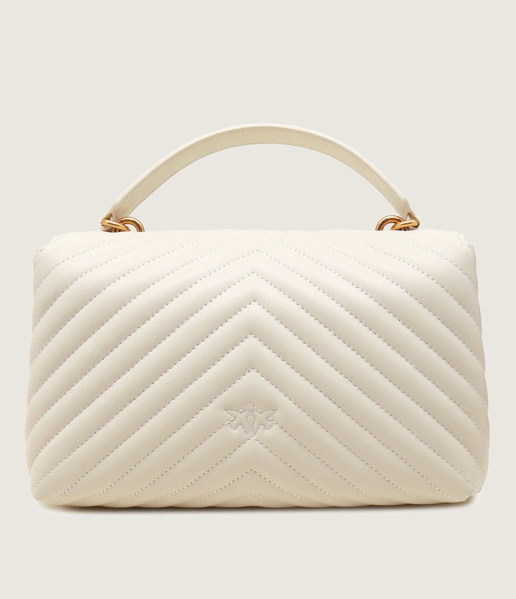Pinko De piele geantă poștaș love lady puff classic