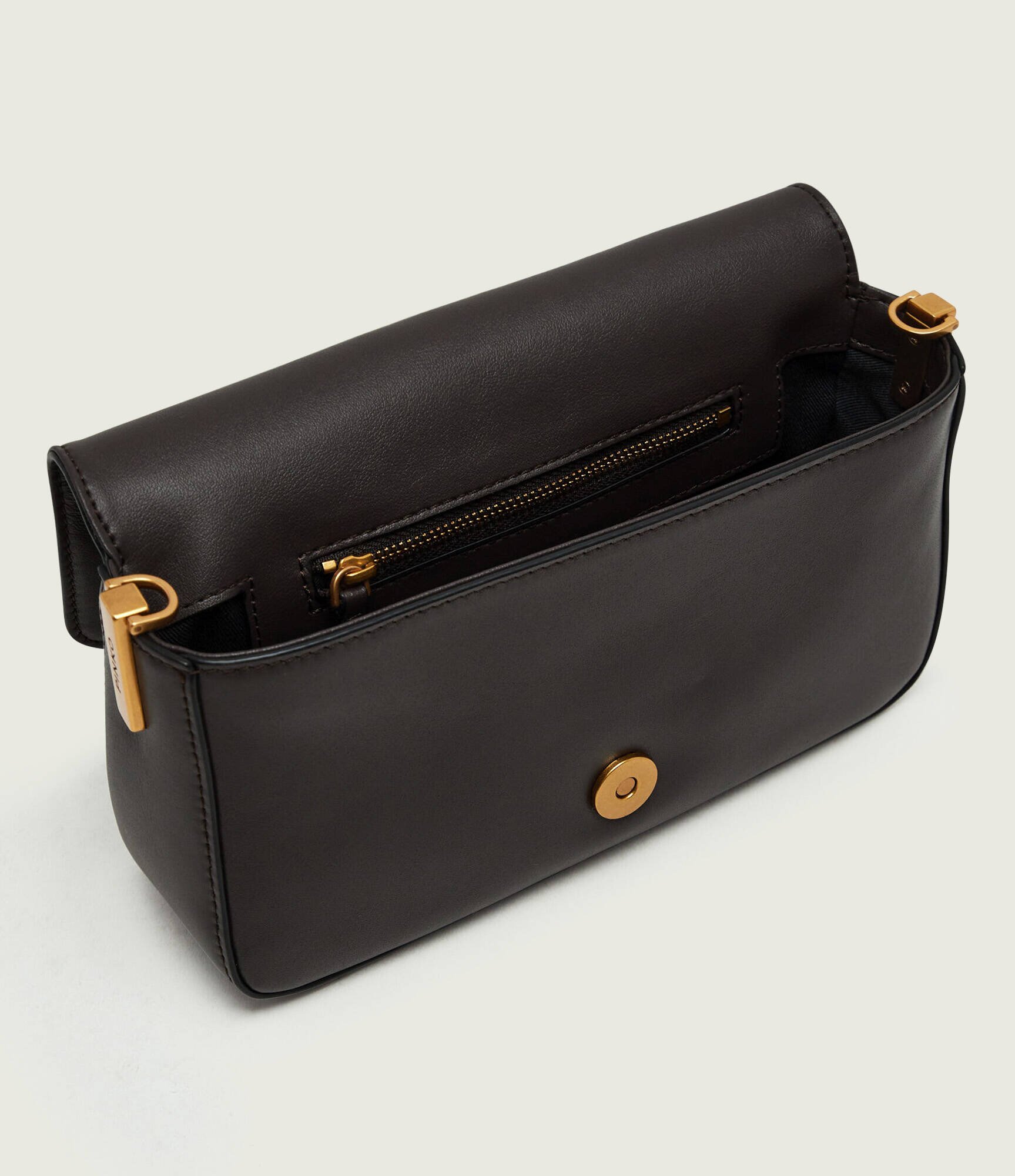 Pinko De piele geantă poștaș Love One Slouchy Mini