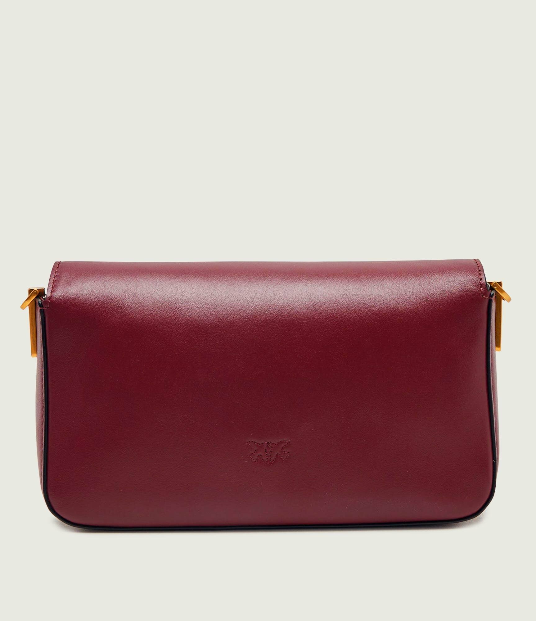 Pinko De piele geantă poștaș Love One Slouchy Mini