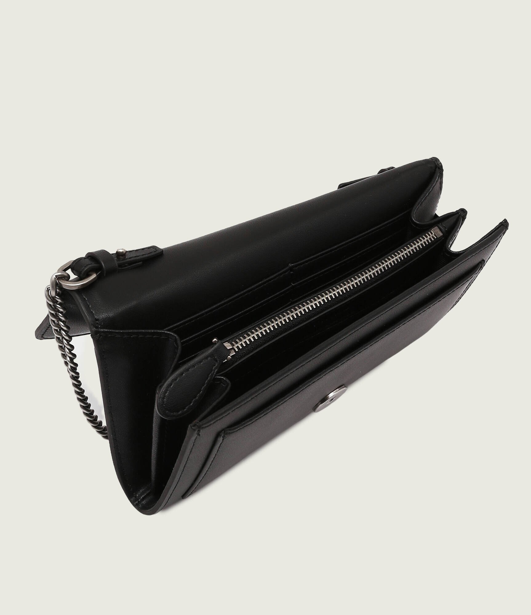 Pinko De piele geantă poștaș LOVE ONE WALLET C VITELLO SETA