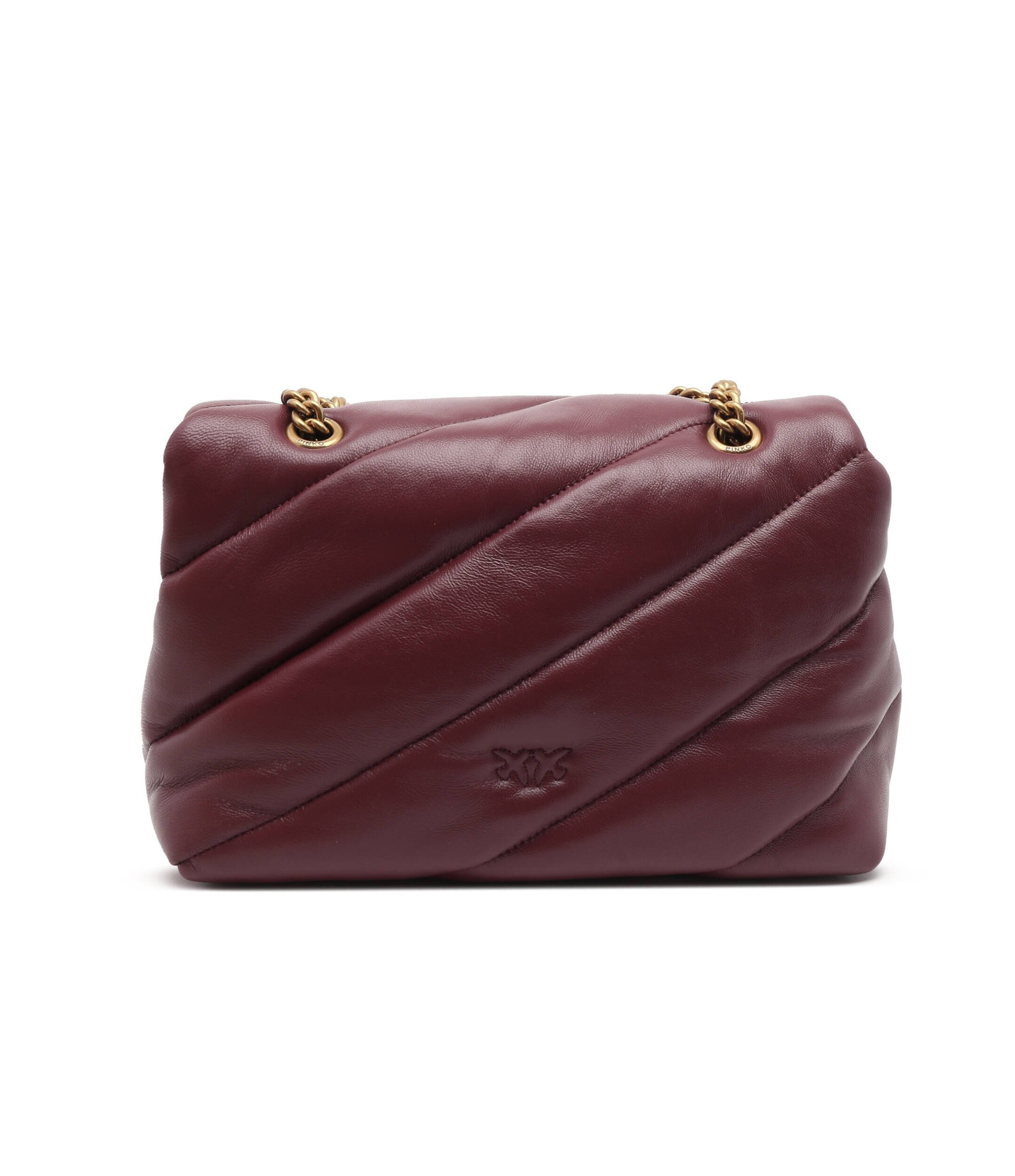 Pinko De piele geantă poștaș love puff classic