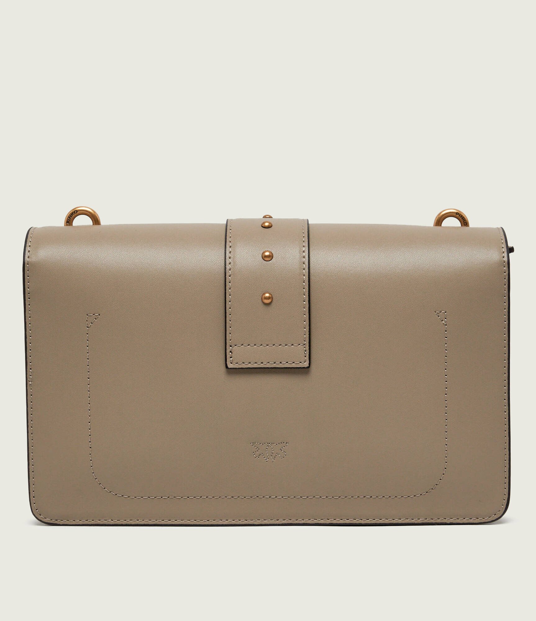 Pinko De piele geantă poștaș Ove One Classic New Buckle
