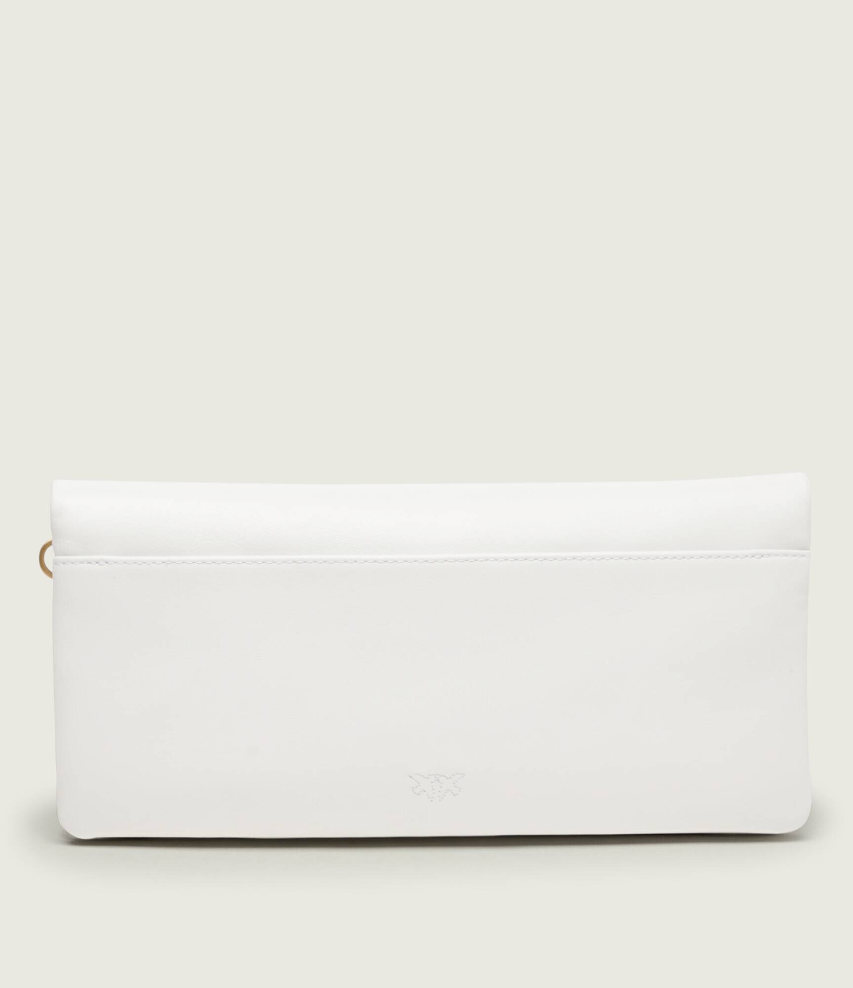 Pinko De piele geantă poștaș/poșetă plic CLICK SOFT HORIZONTAL CLASSIC