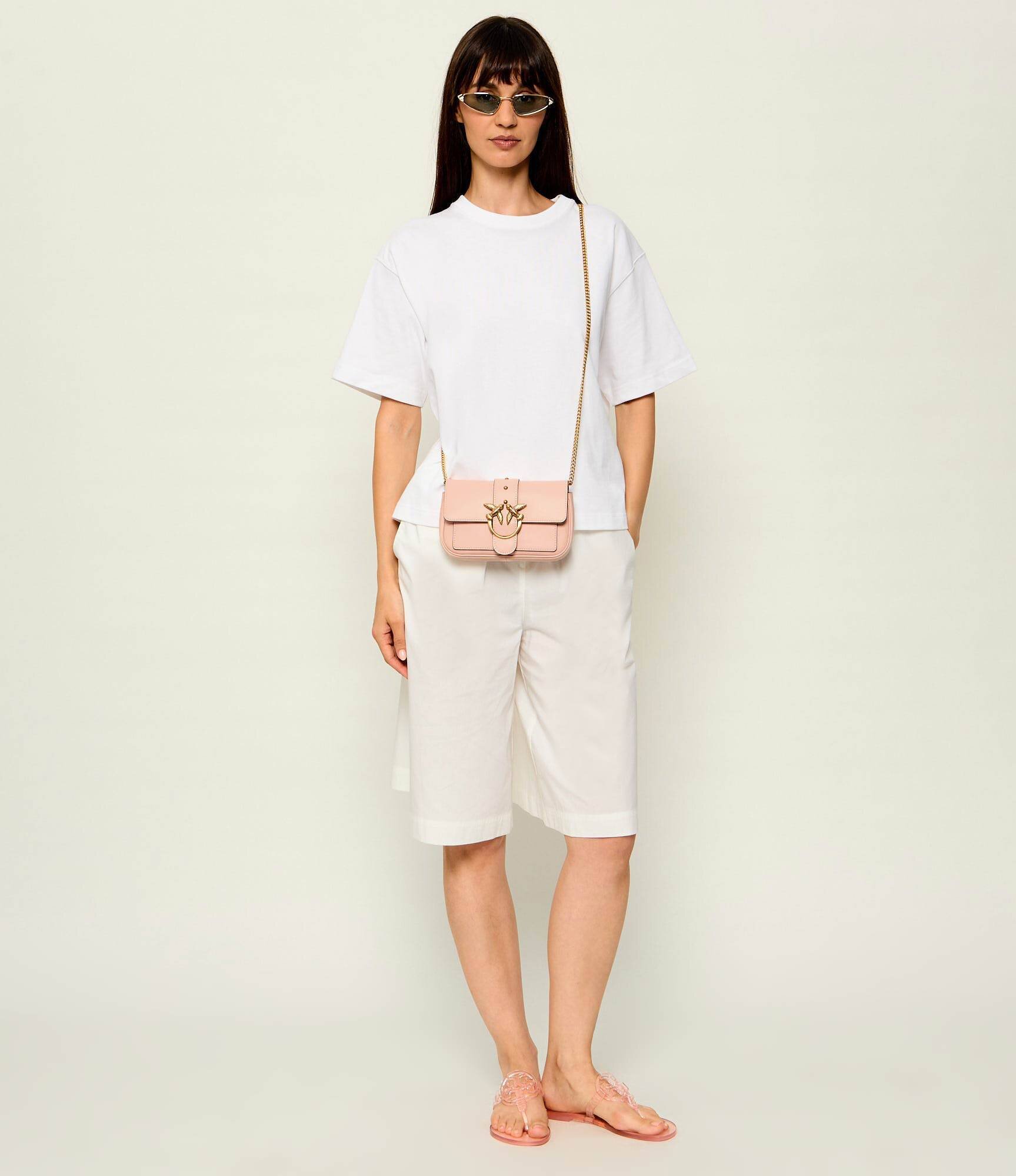 Pinko De piele geantă poștaș/poșetă plic Love One Pocket C