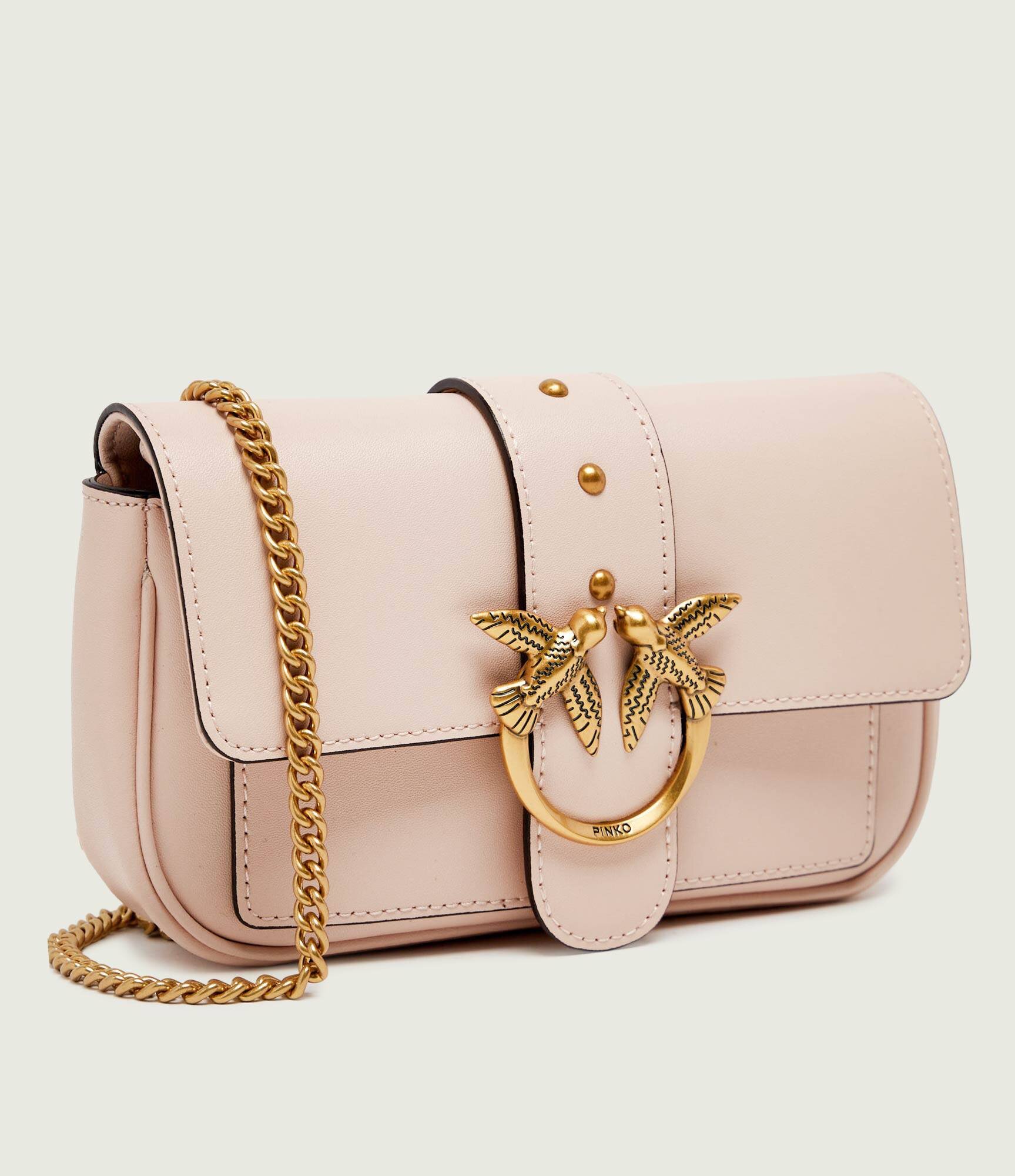 Pinko De piele geantă poștaș/poșetă plic Love One Pocket C