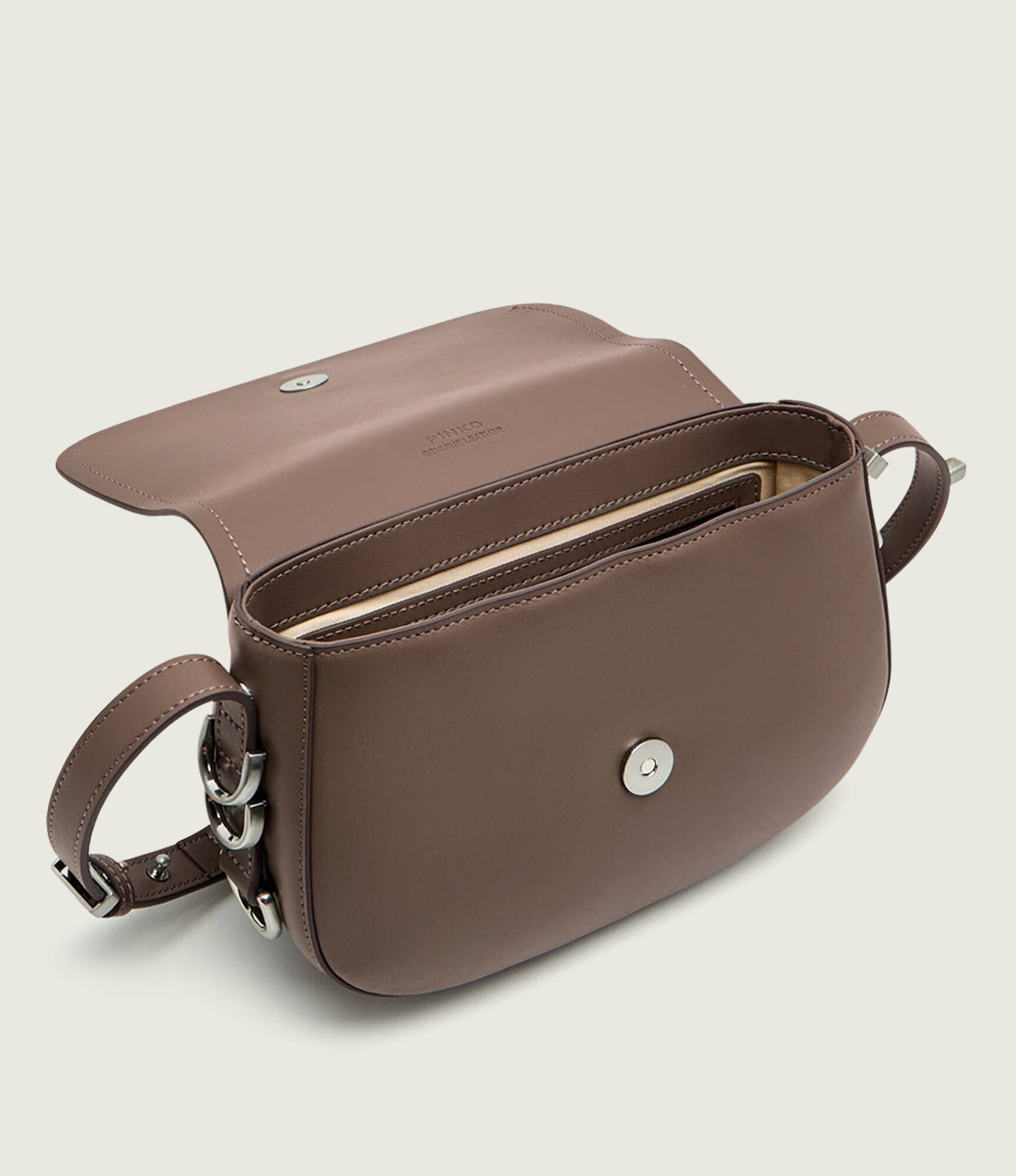 Pinko De piele geantă poștaș SADDLE MINI