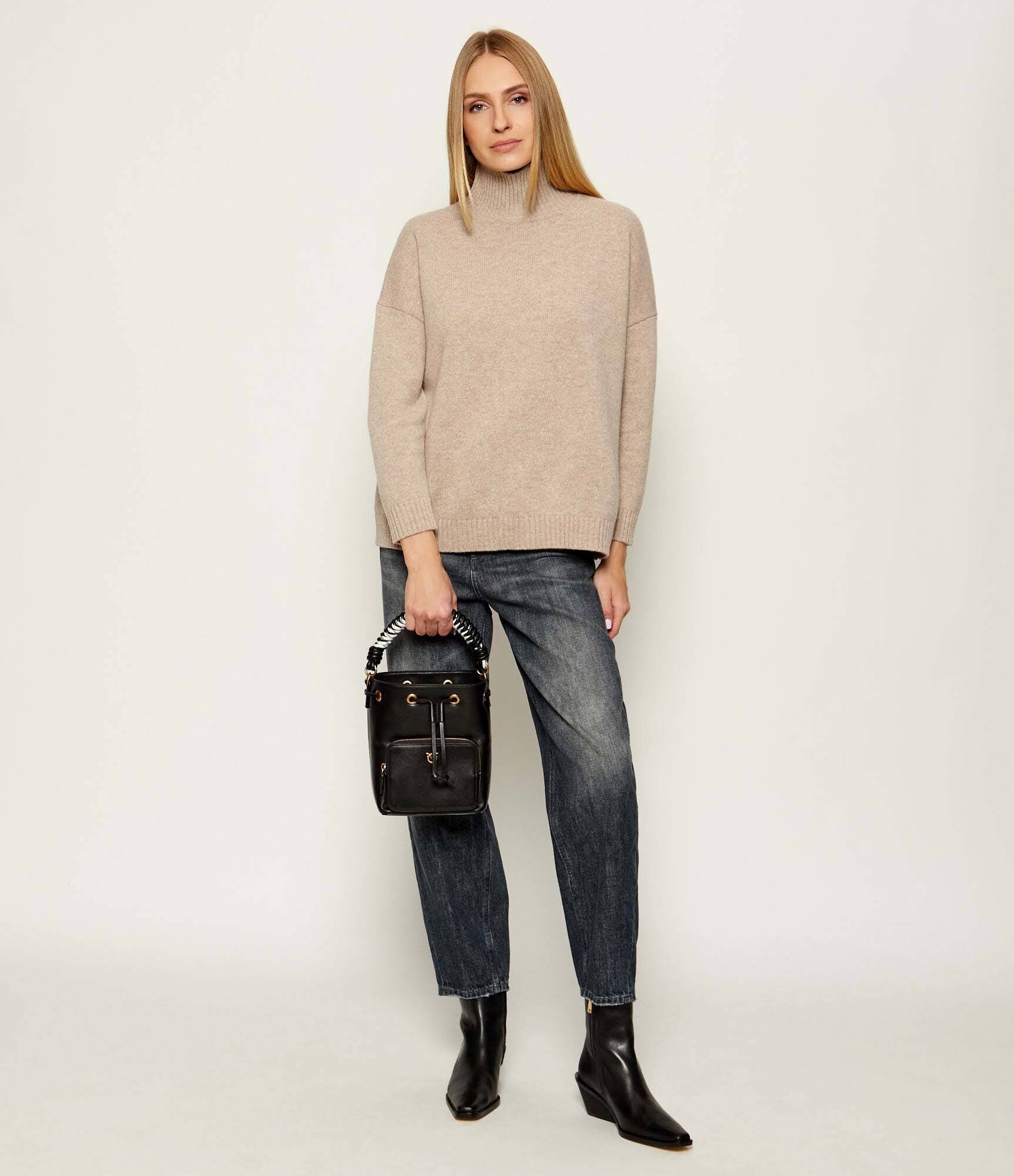 Pinko De piele geantă tip sac Cargo