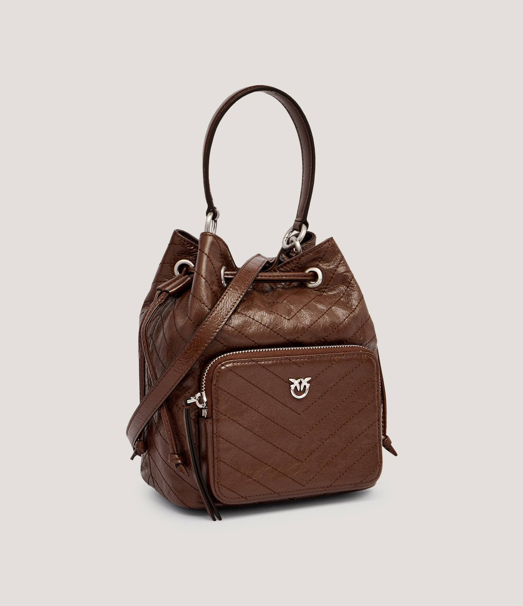 Pinko De piele geantă tip sac Cargo Bucket