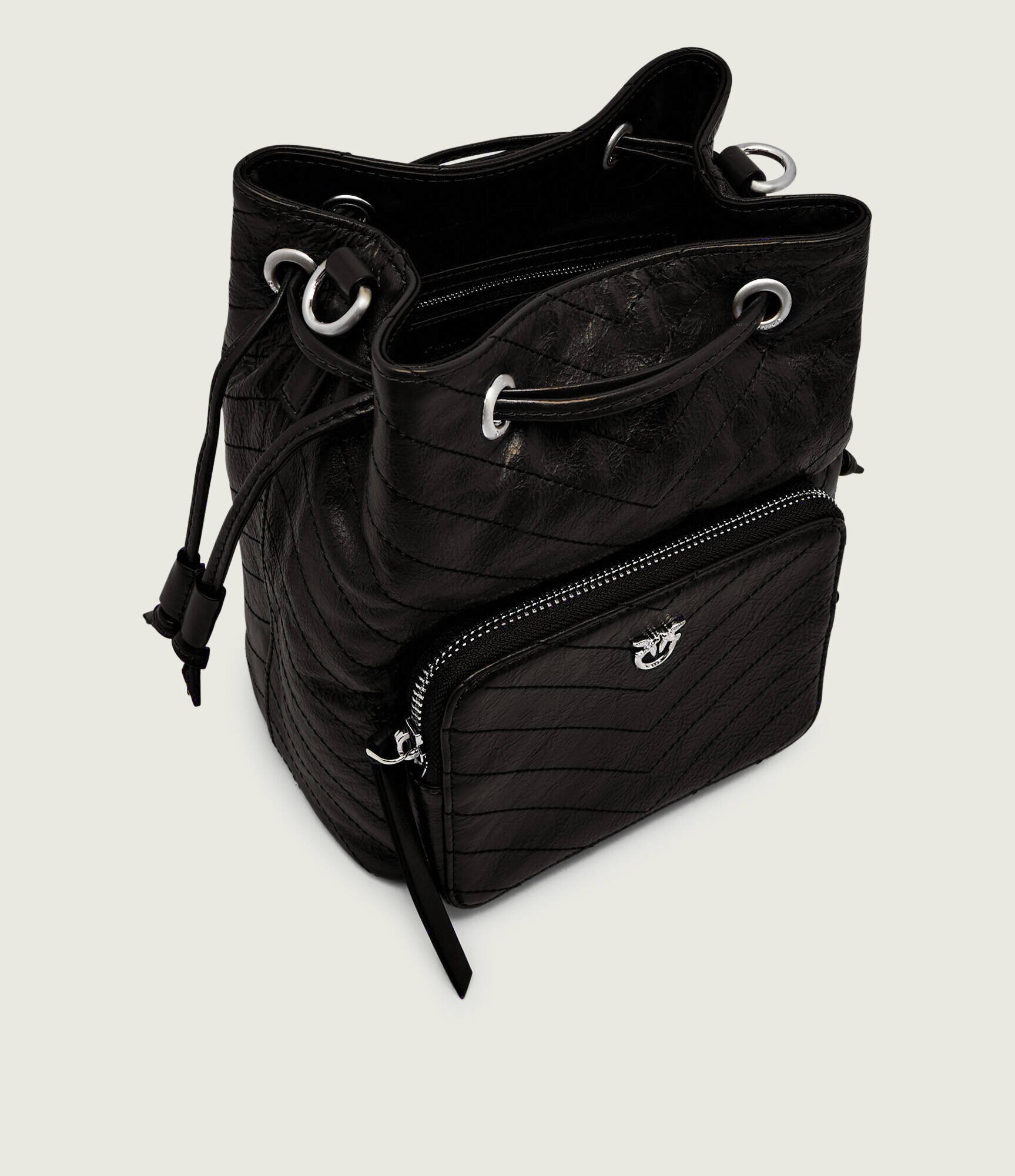 Pinko De piele geantă tip sac Cargo Bucket