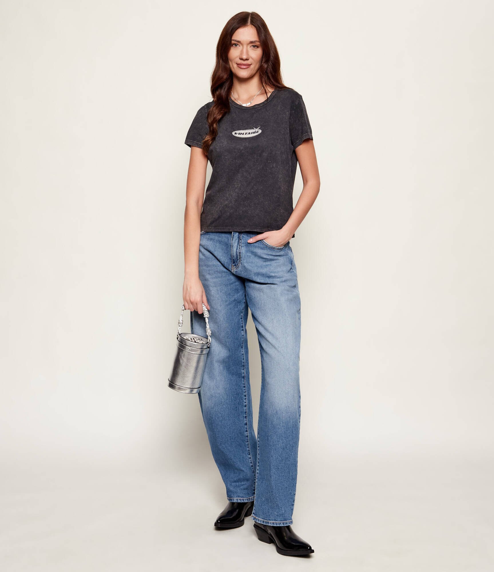 Pinko De piele geantă tip sac MINI BUCKET