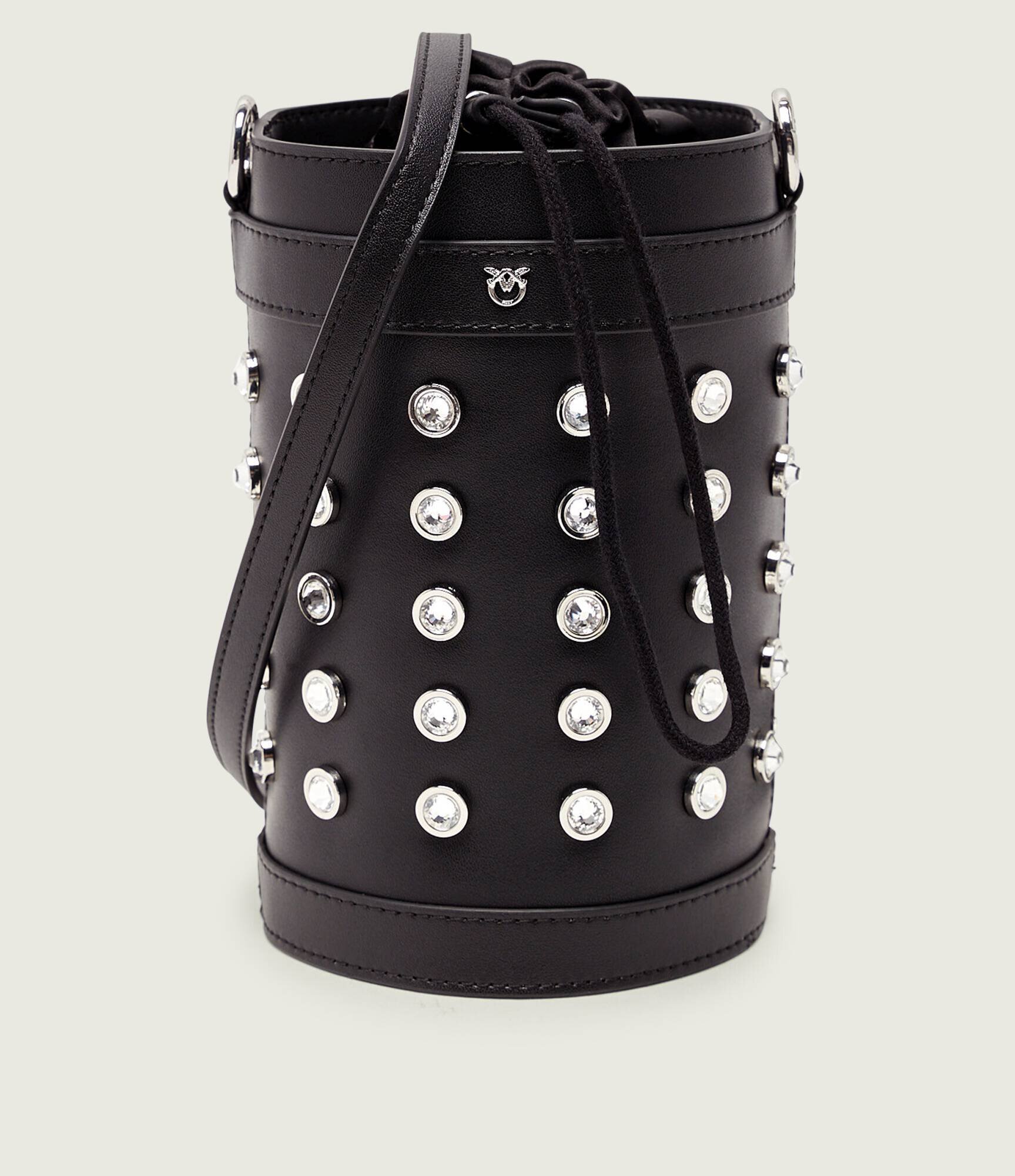 Pinko De piele geantă tip sac MINI BUCKET