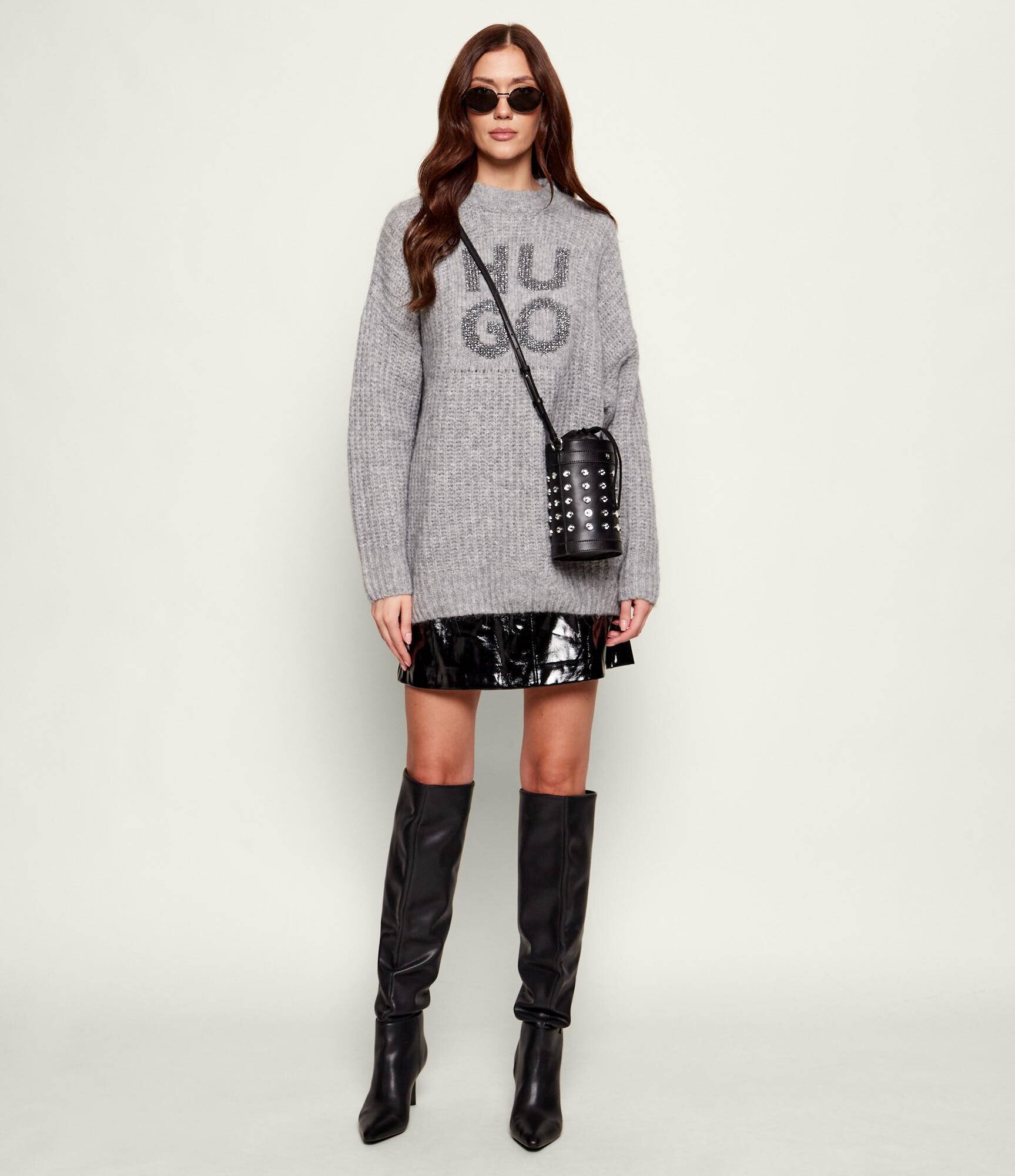 Pinko De piele geantă tip sac MINI BUCKET