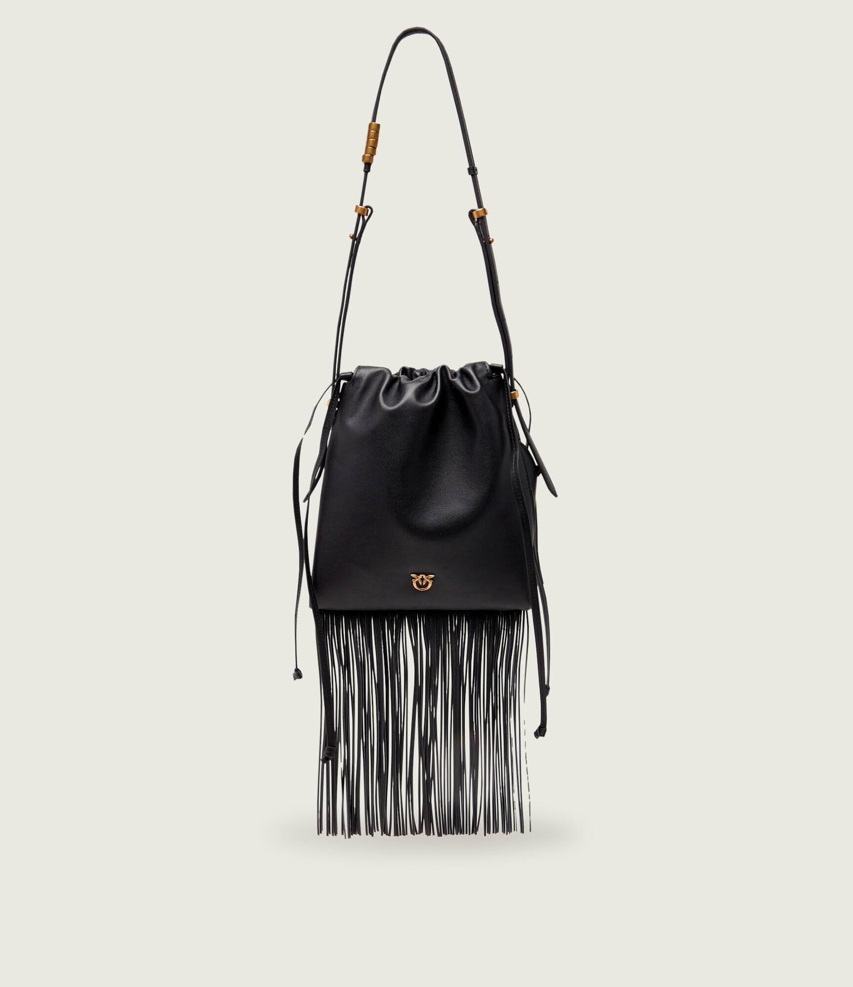 Pinko De piele geantă tip sac SLOUCHY MINI
