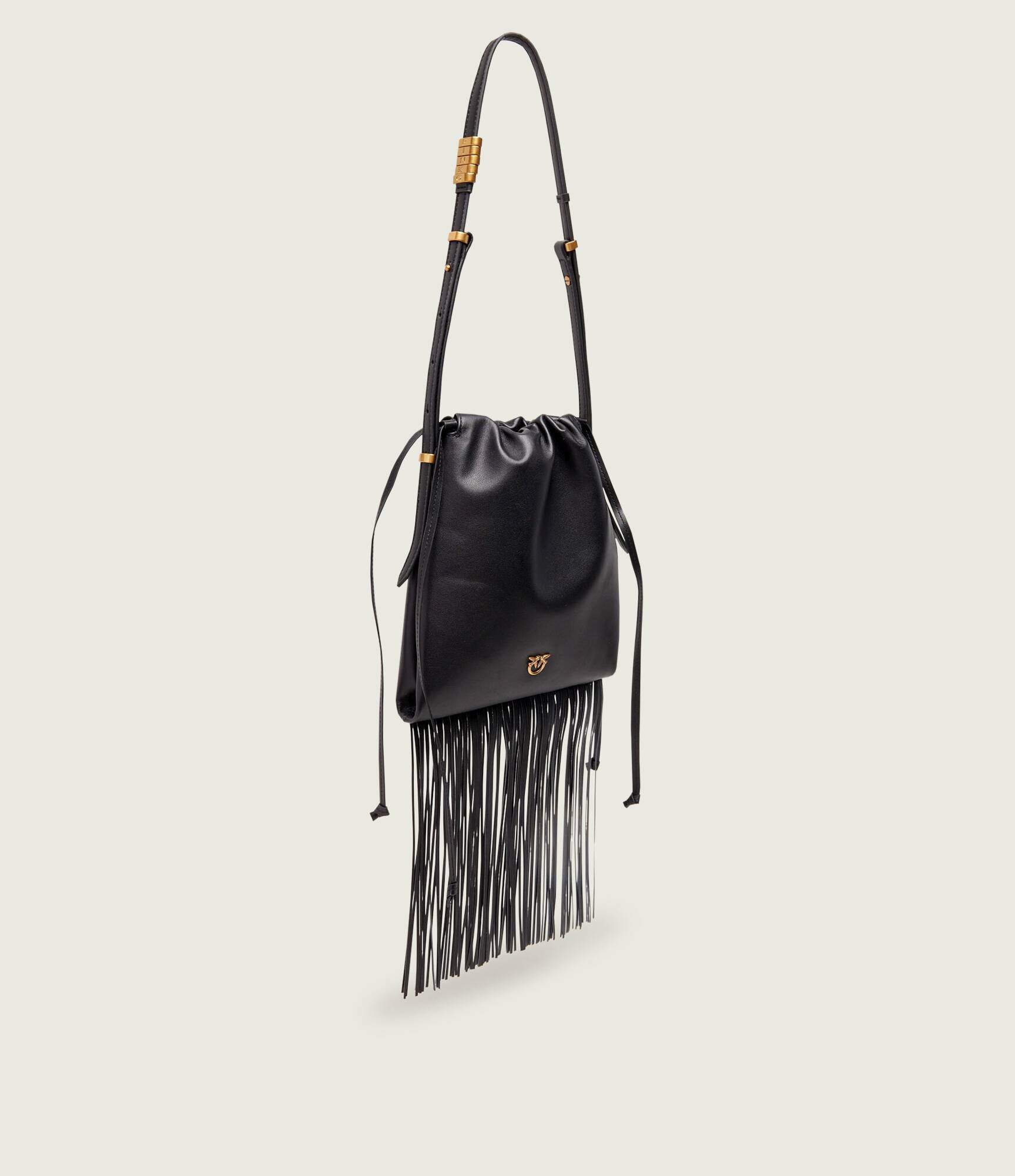 Pinko De piele geantă tip sac SLOUCHY MINI
