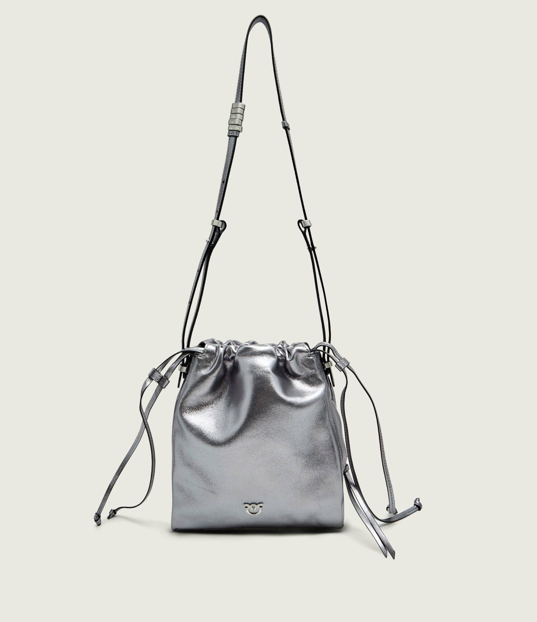 Pinko De piele geantă tip sac SLOUCHY MINI
