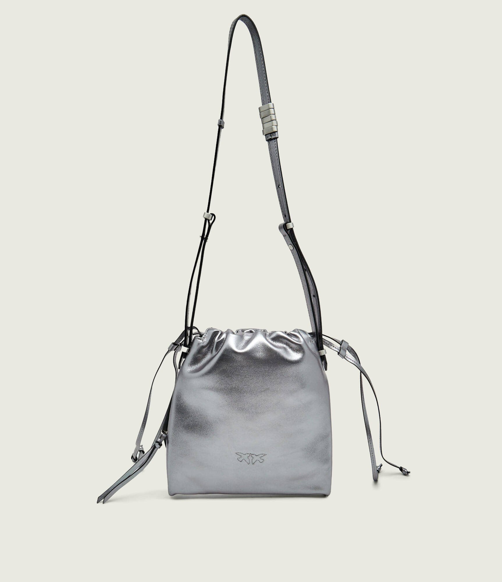 Pinko De piele geantă tip sac SLOUCHY MINI