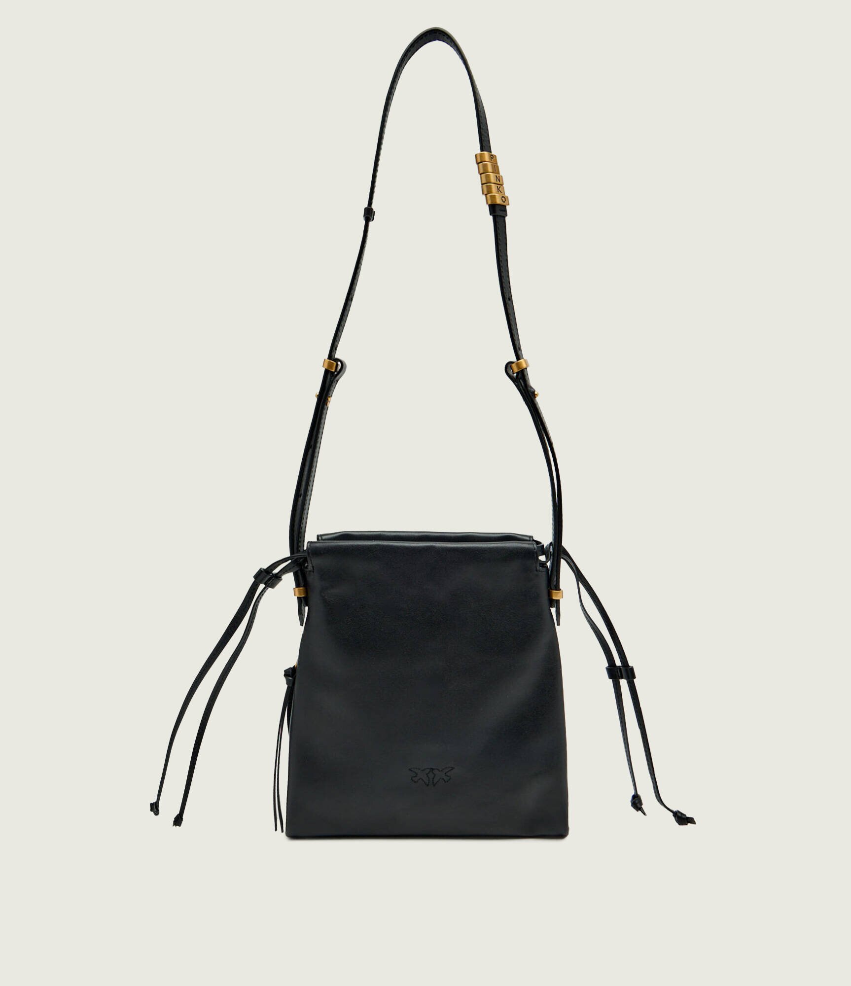 Pinko De piele geantă tip sac SLOUCHY MINI