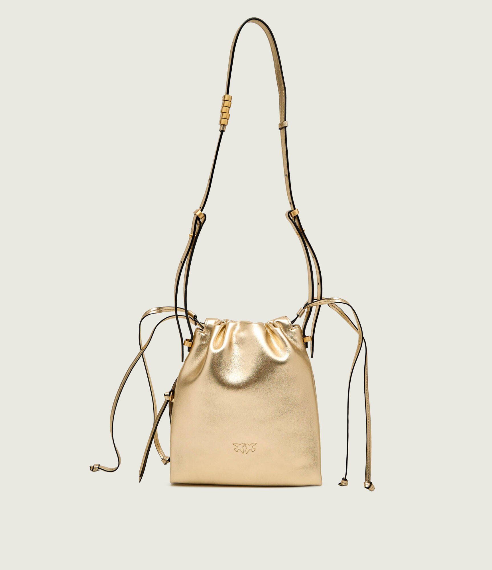 Pinko De piele geantă tip sac SLOUCHY MINI