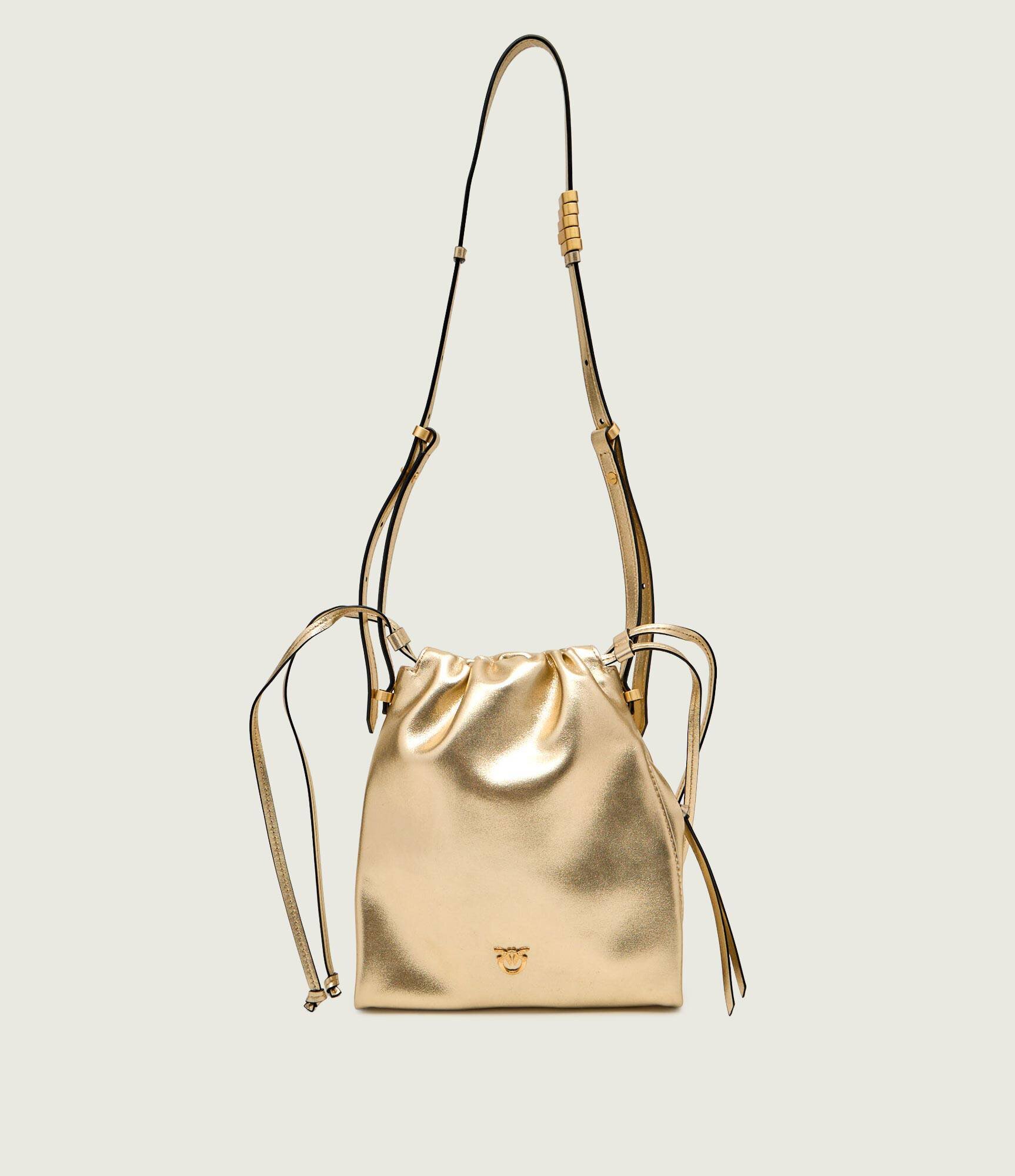 Pinko De piele geantă tip sac SLOUCHY MINI