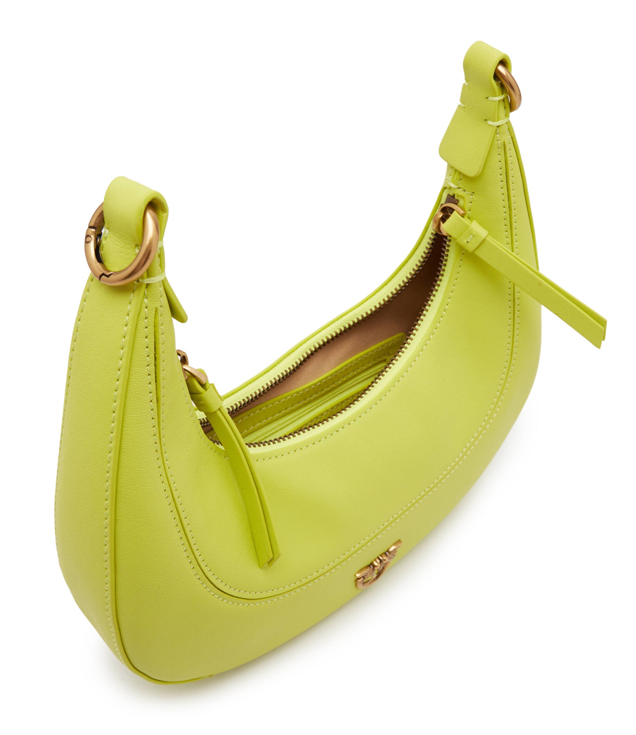 Pinko De piele hobo brioche mini morb