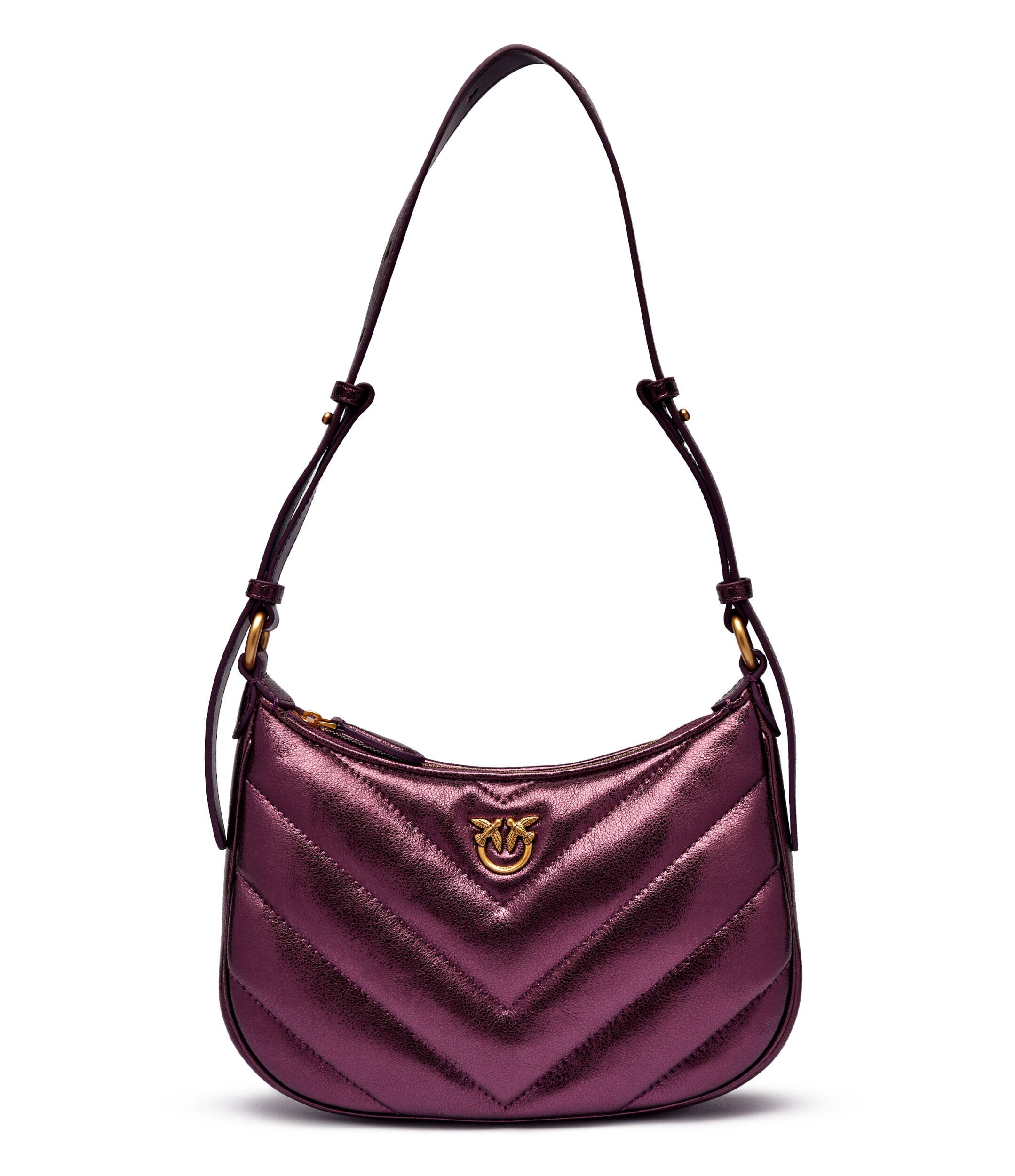 Pinko De piele hobo Half Moon Mini