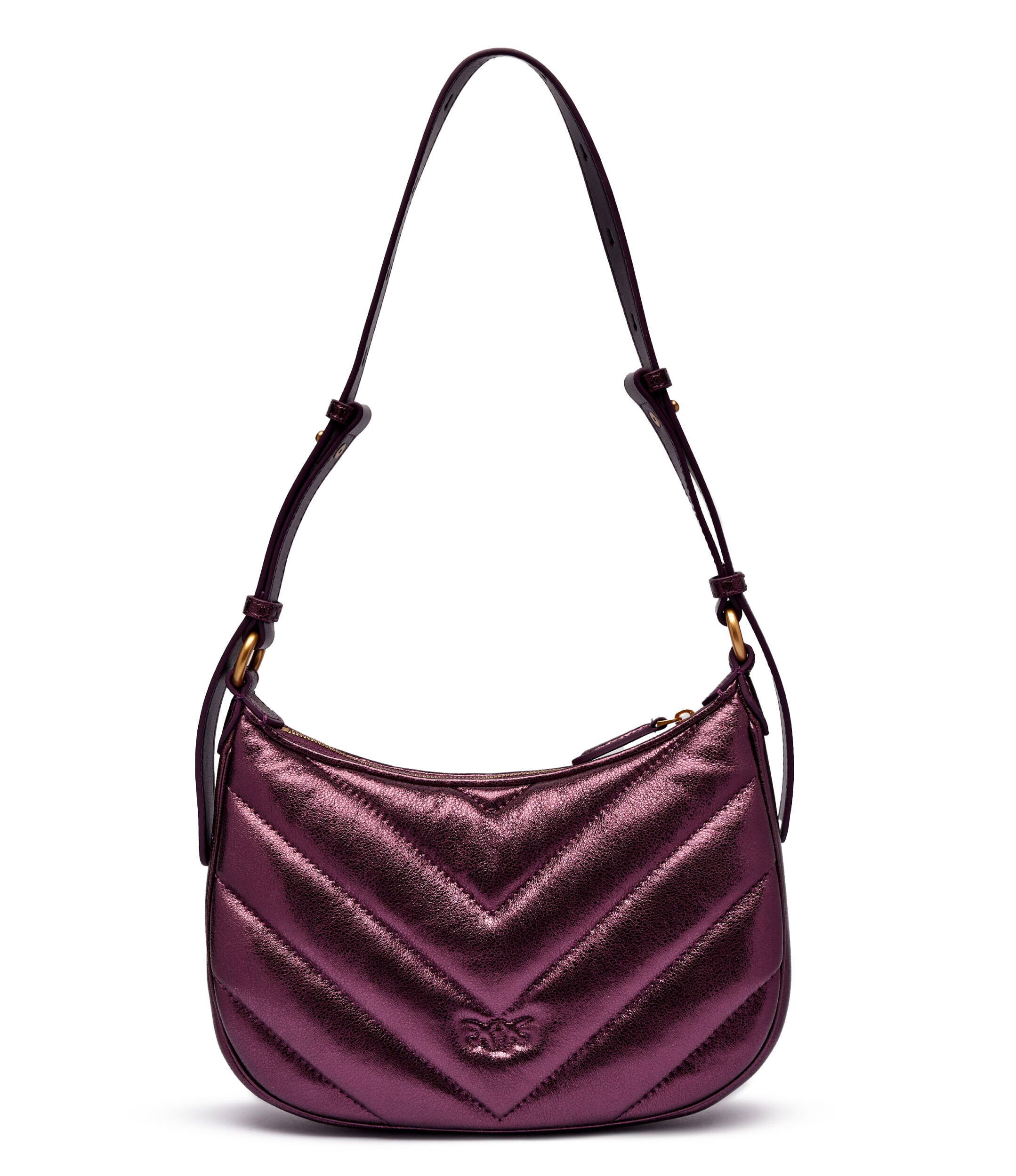 Pinko De piele hobo Half Moon Mini