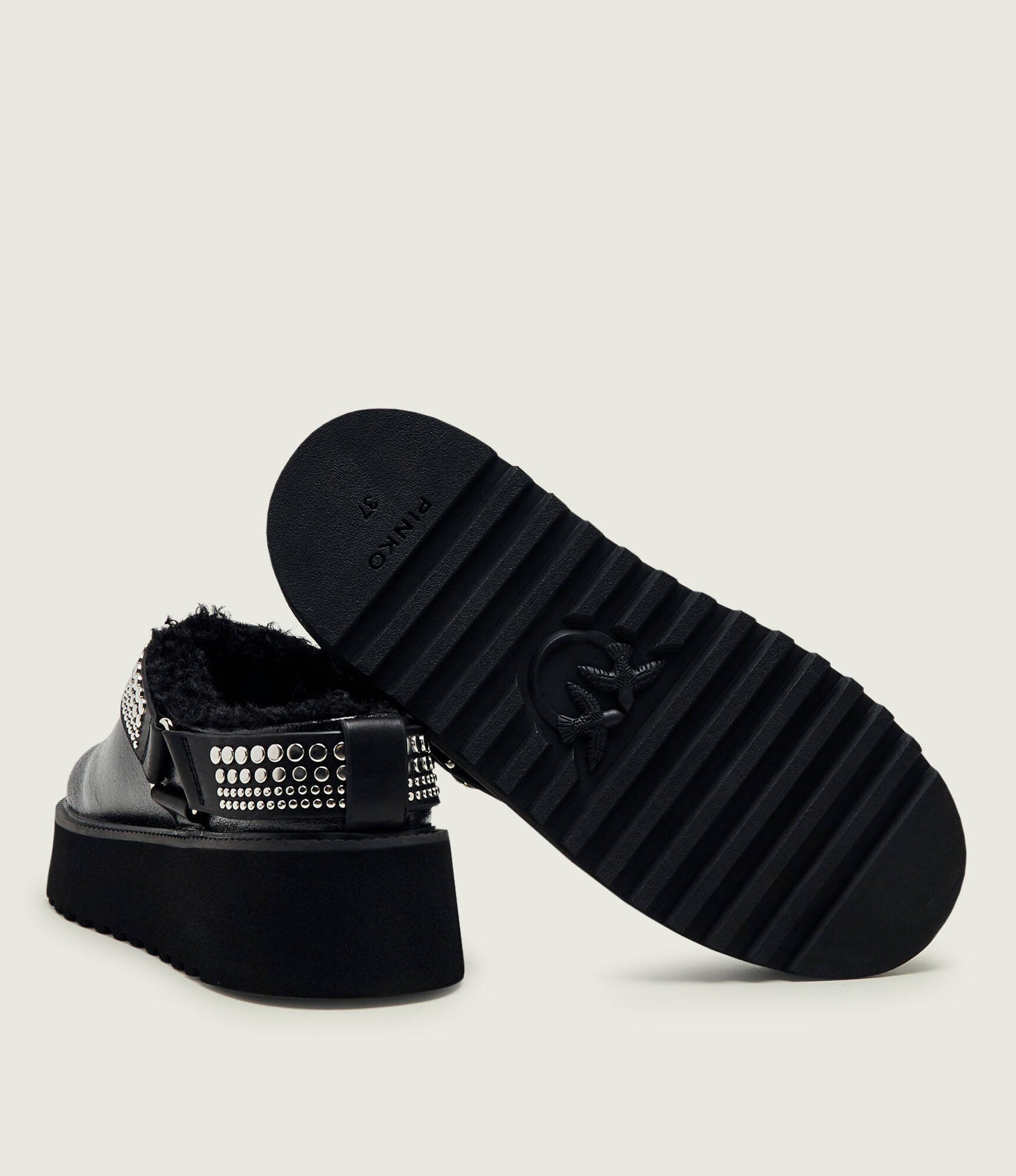 Pinko De piele mules (încălțăminte) Martina 05