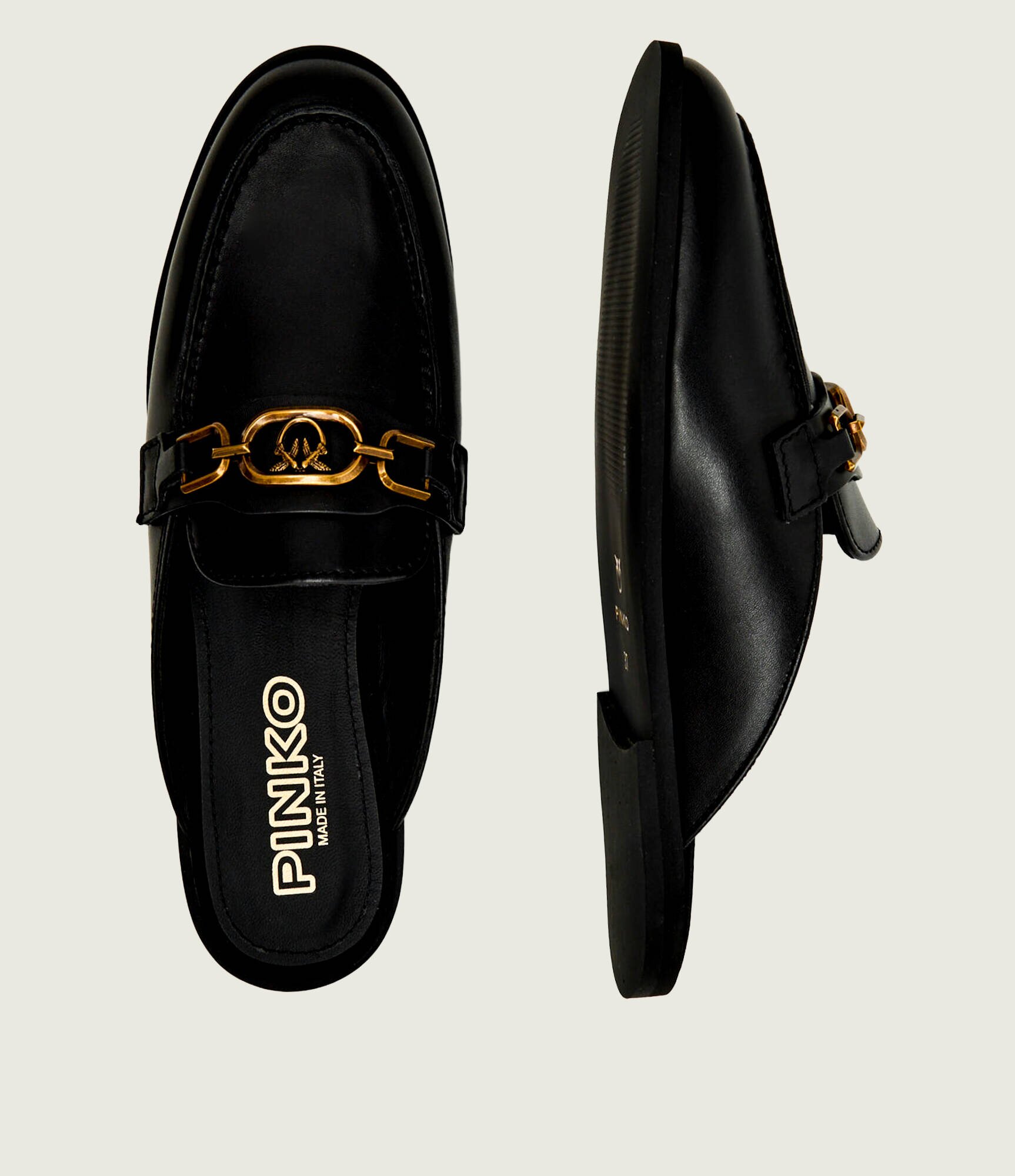 Pinko De piele mules (încălțăminte) NATY 09