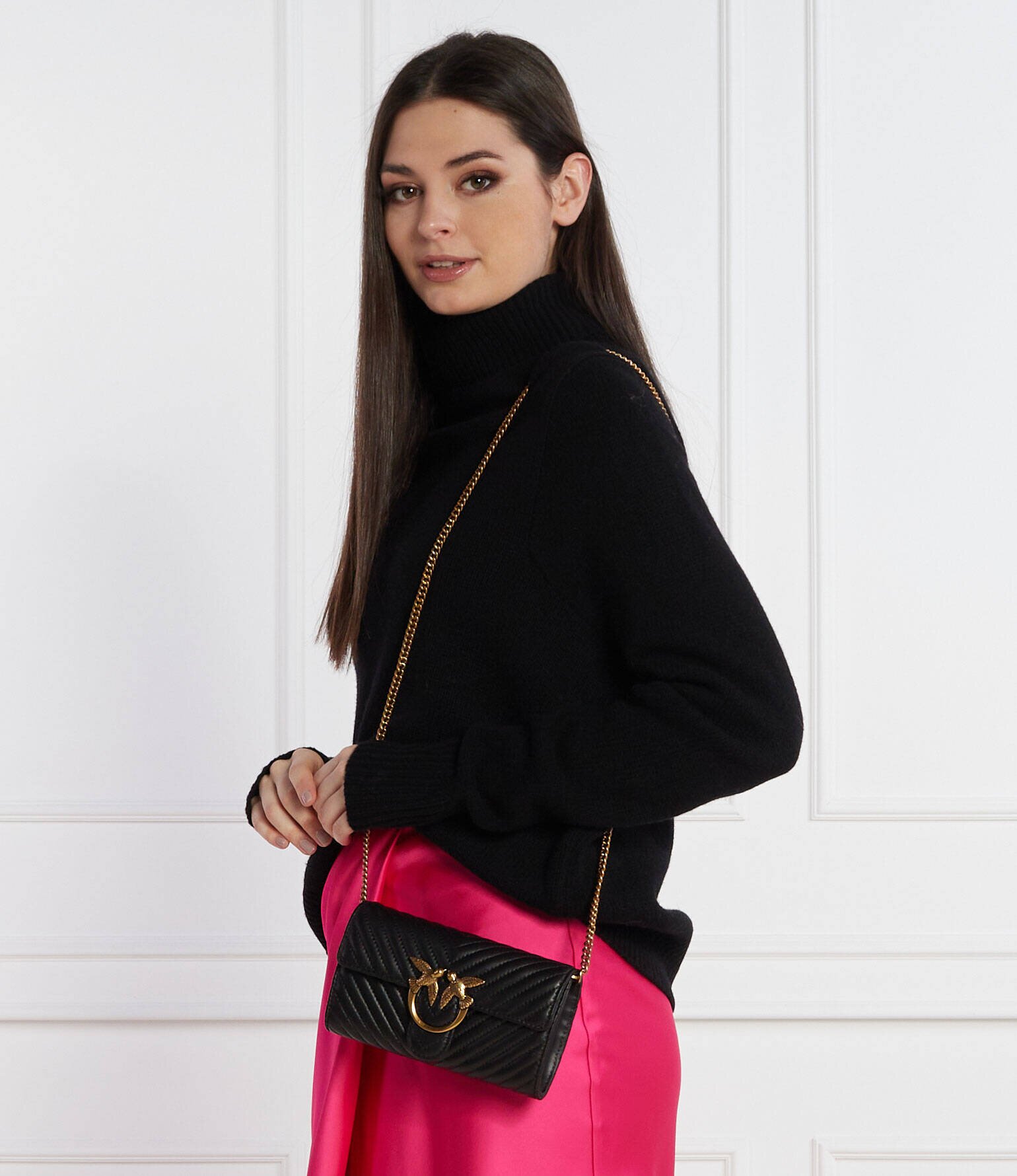 Pinko De piele portofel + curea