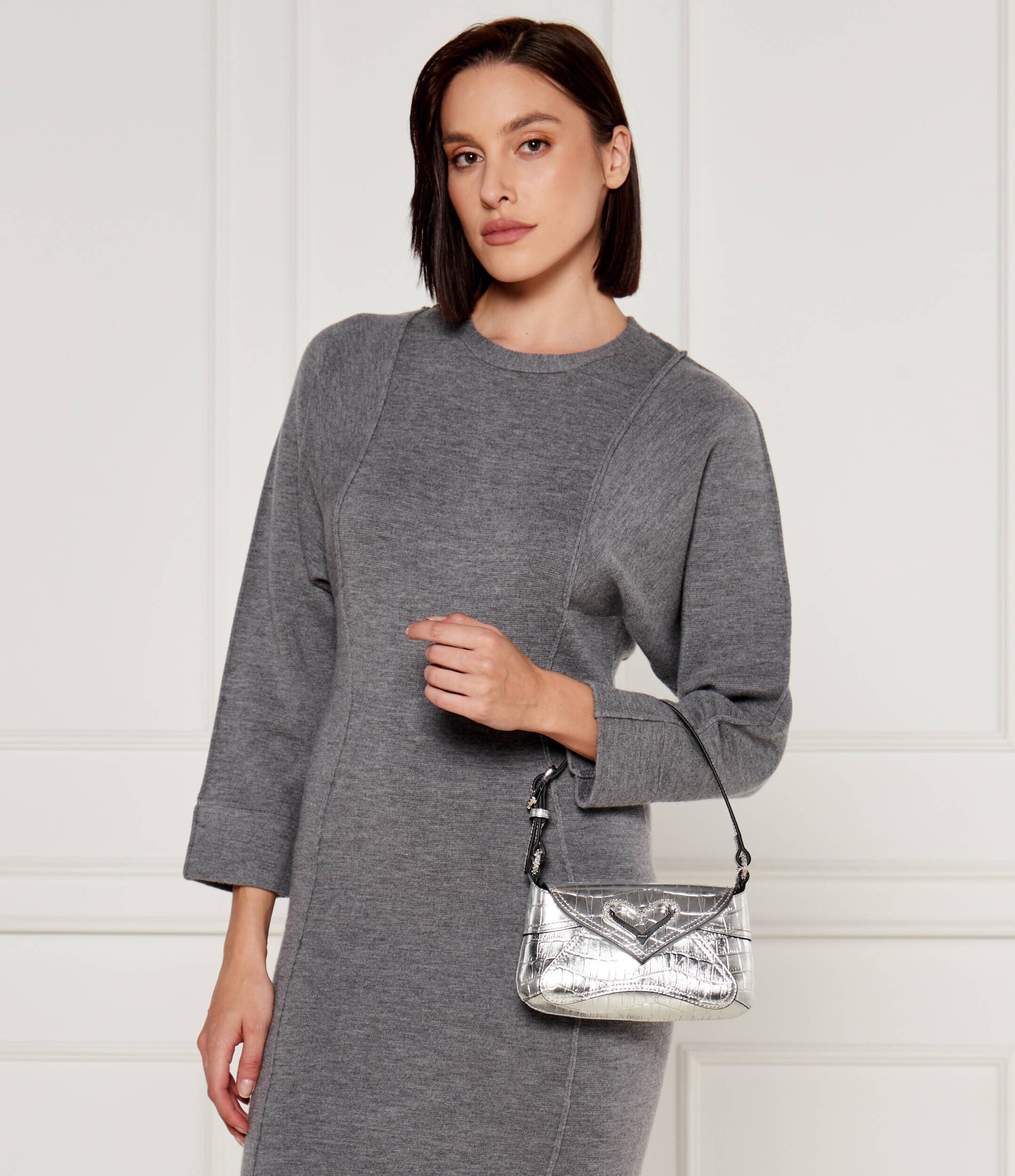 Pinko De piele poșetă de seară 520 Shoulder Baby Fl