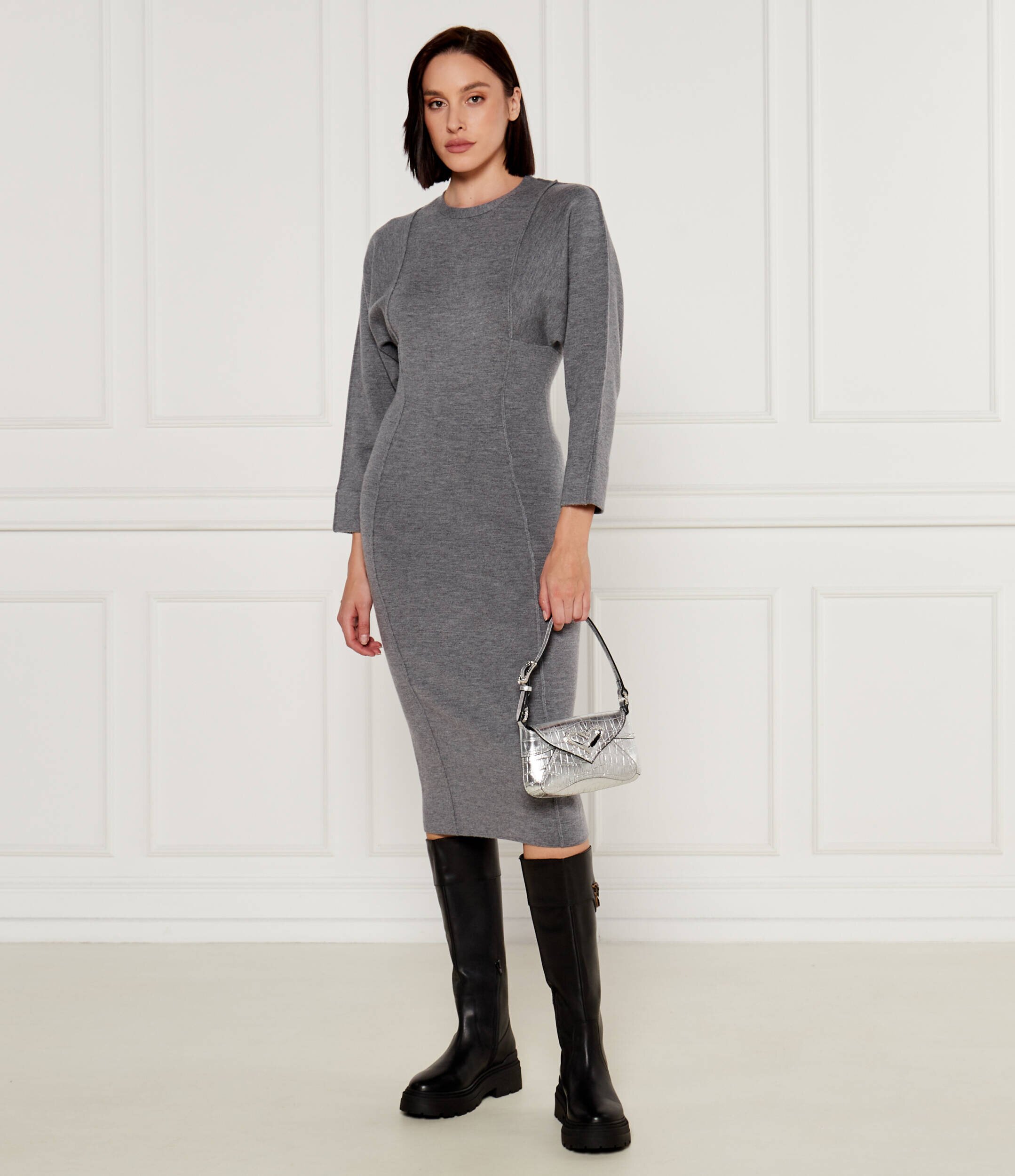 Pinko De piele poșetă de seară 520 Shoulder Baby Fl