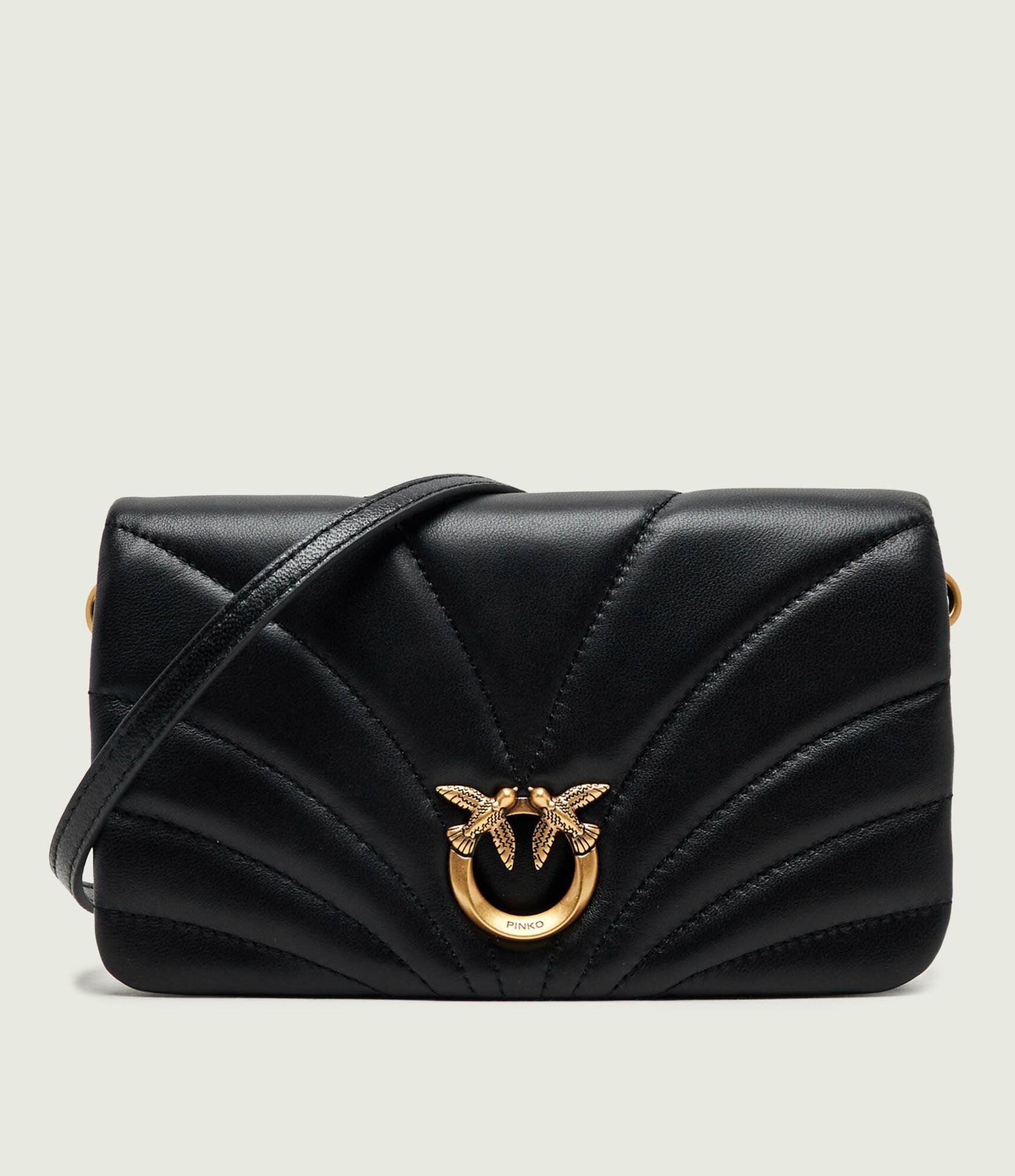 Pinko De piele poșetă plic Click Horizontal Mini