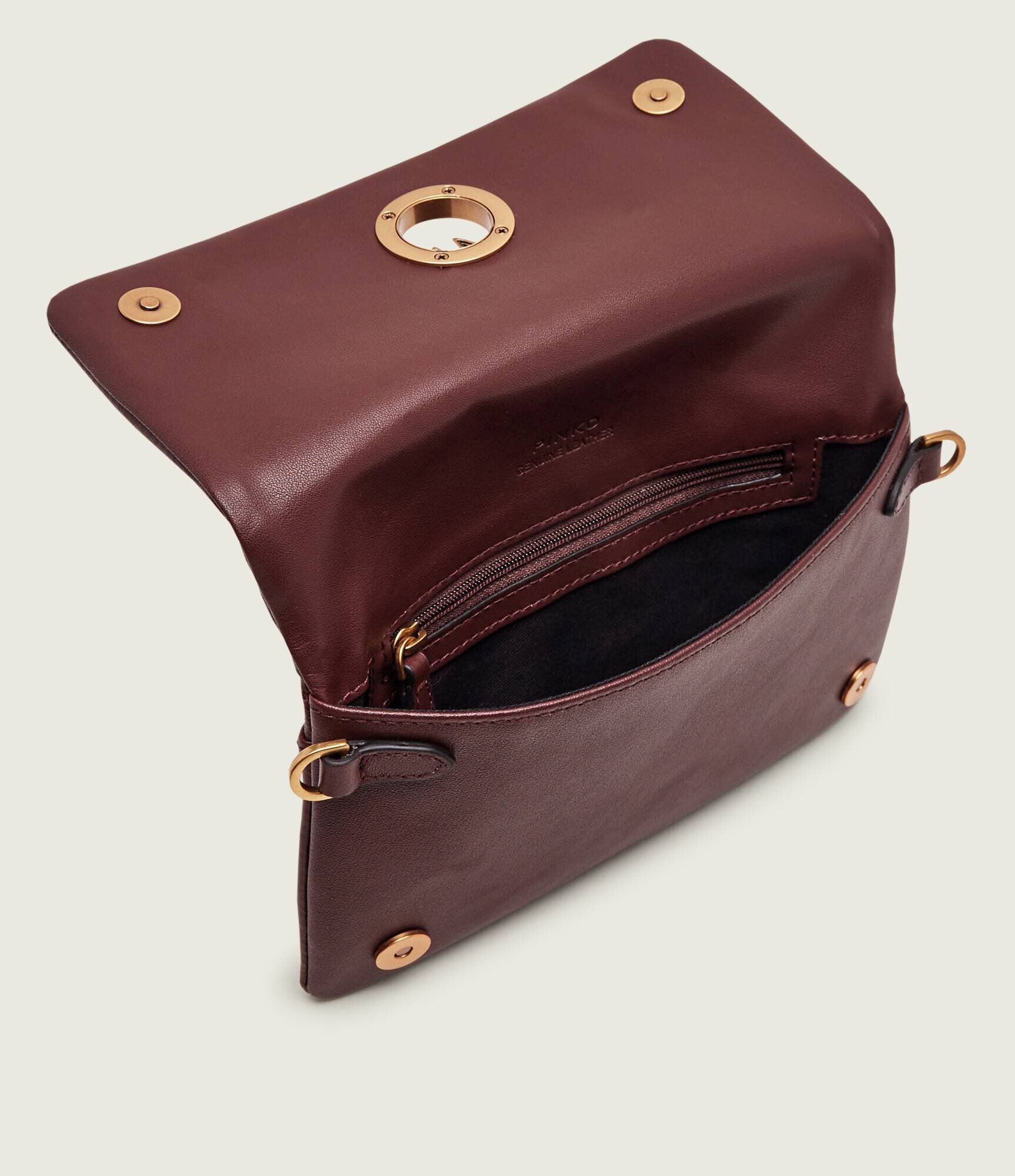 Pinko De piele poșetă plic CLICK SOFT HORIZONTAL MINI