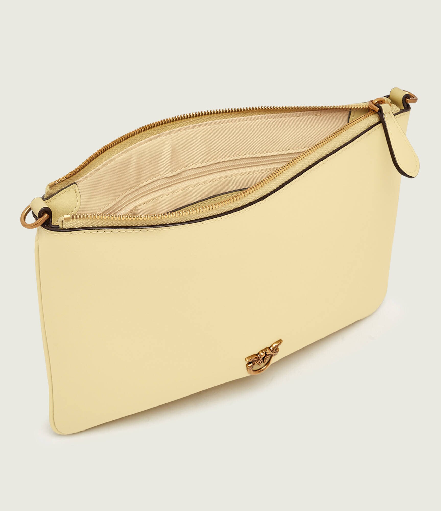 Pinko De piele poșetă plic Flat Classic Vitello Seta