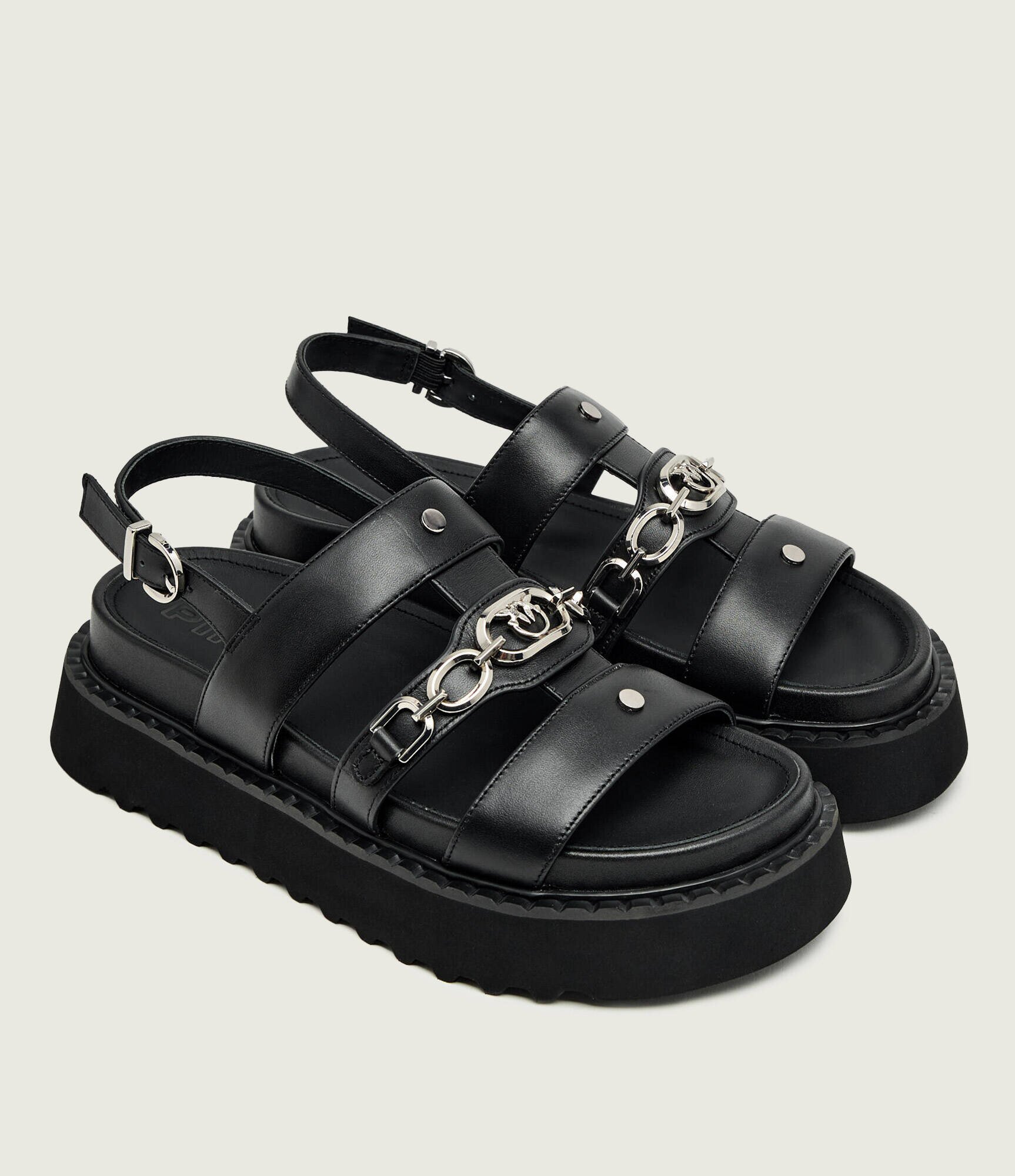 Pinko De piele sandale KATE 06