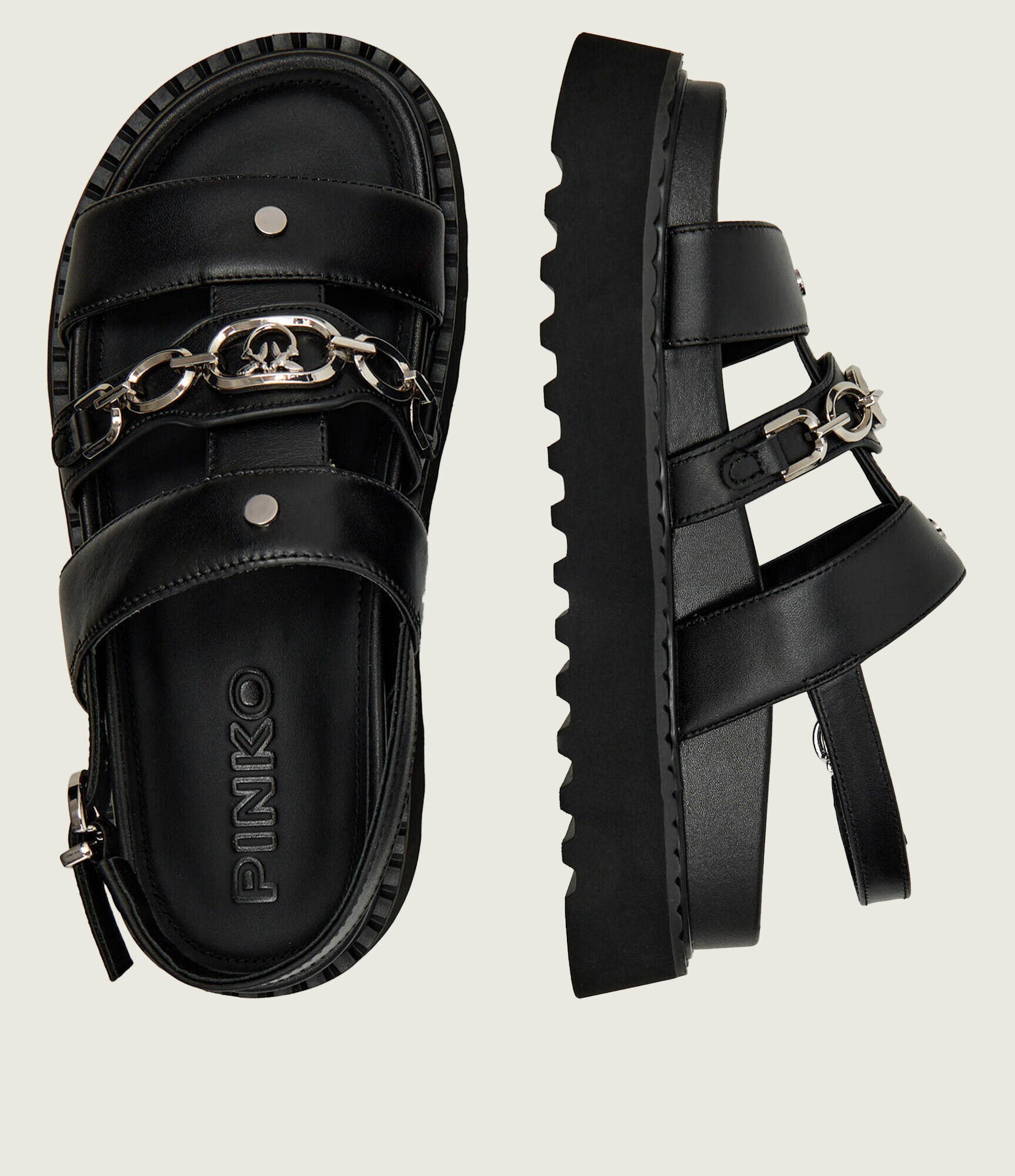Pinko De piele sandale KATE 06