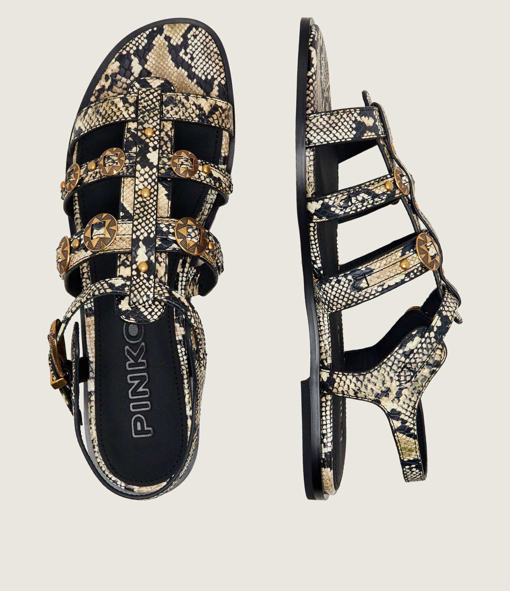 Pinko De piele sandale Milly 07