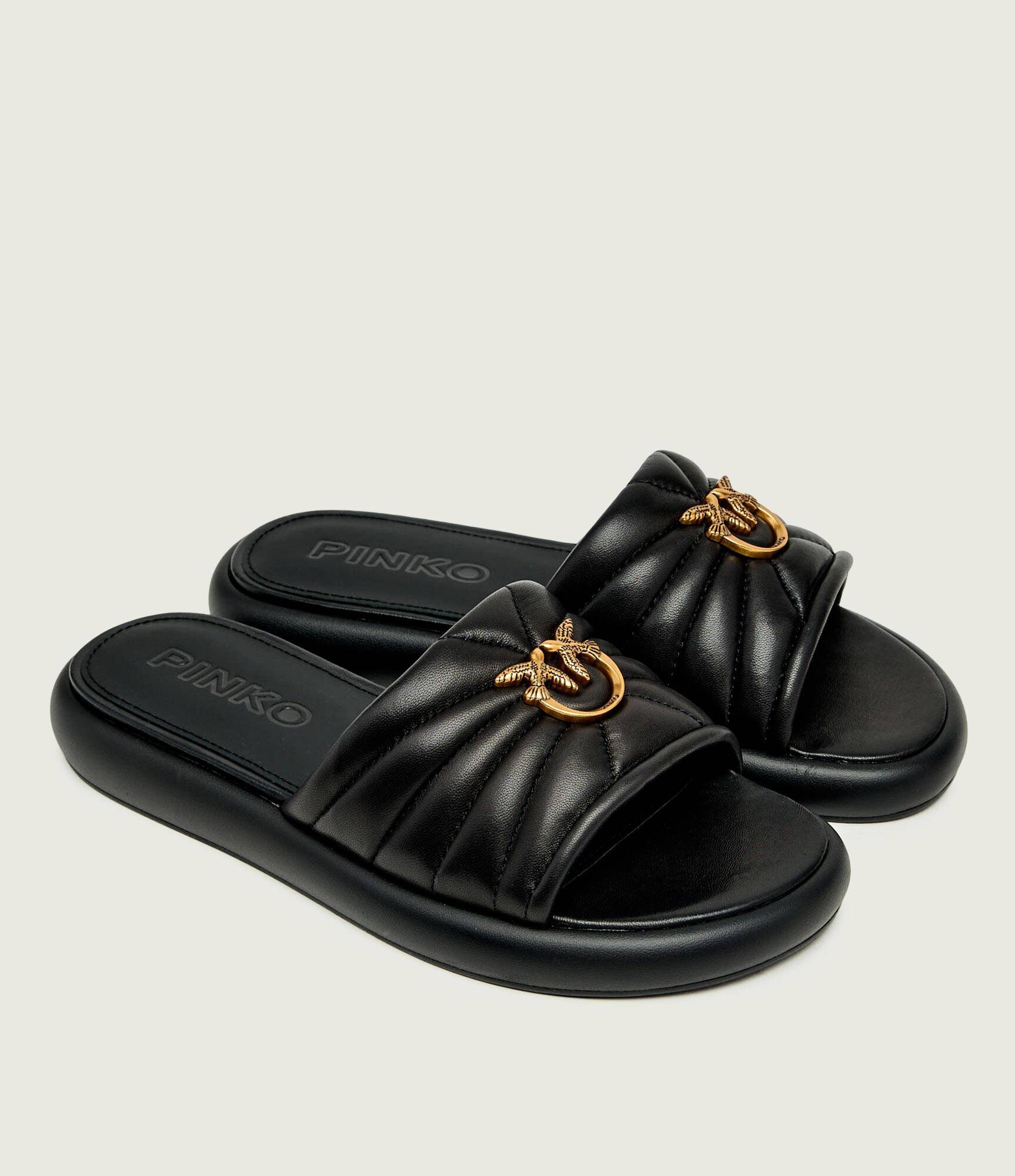 Pinko De piele șlapi FIONA 03