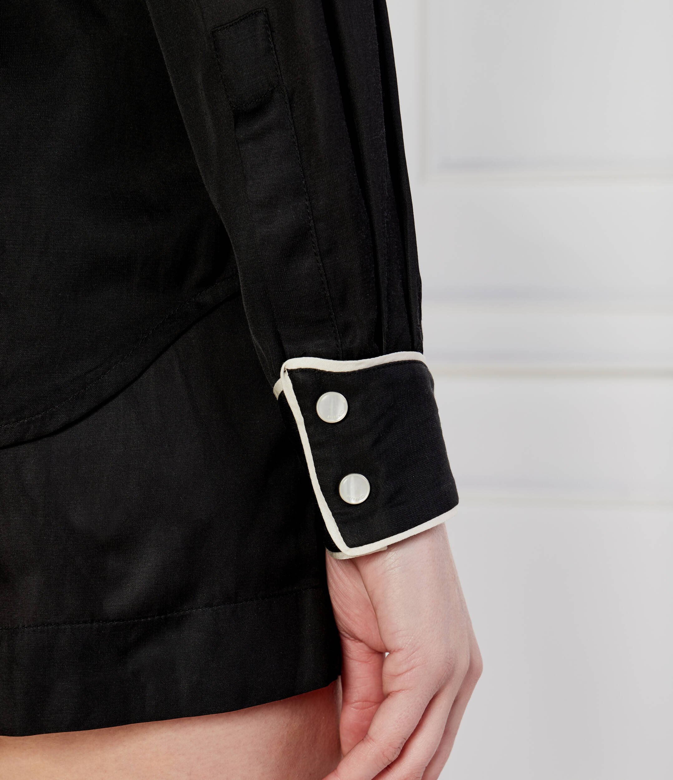 Pinko De satin cămașă RICAMATO | Regular Fit