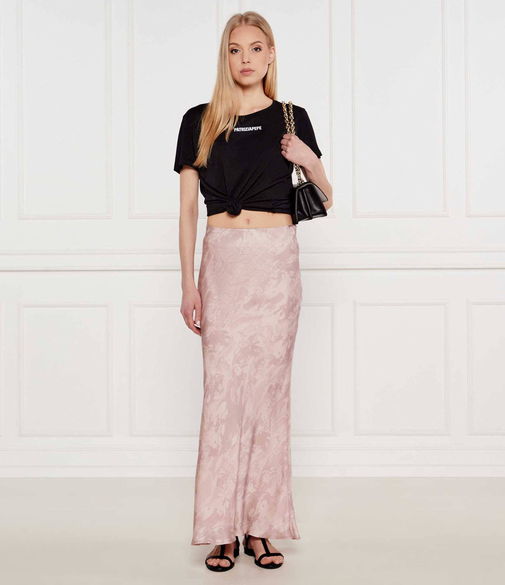 Pinko De satin fustă Hokkano