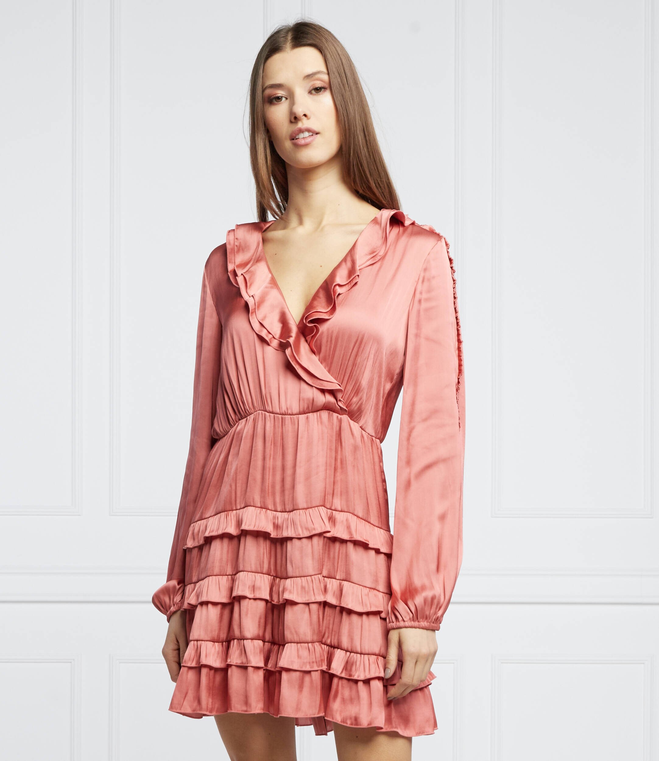 Pinko De satin rochie ARDEA