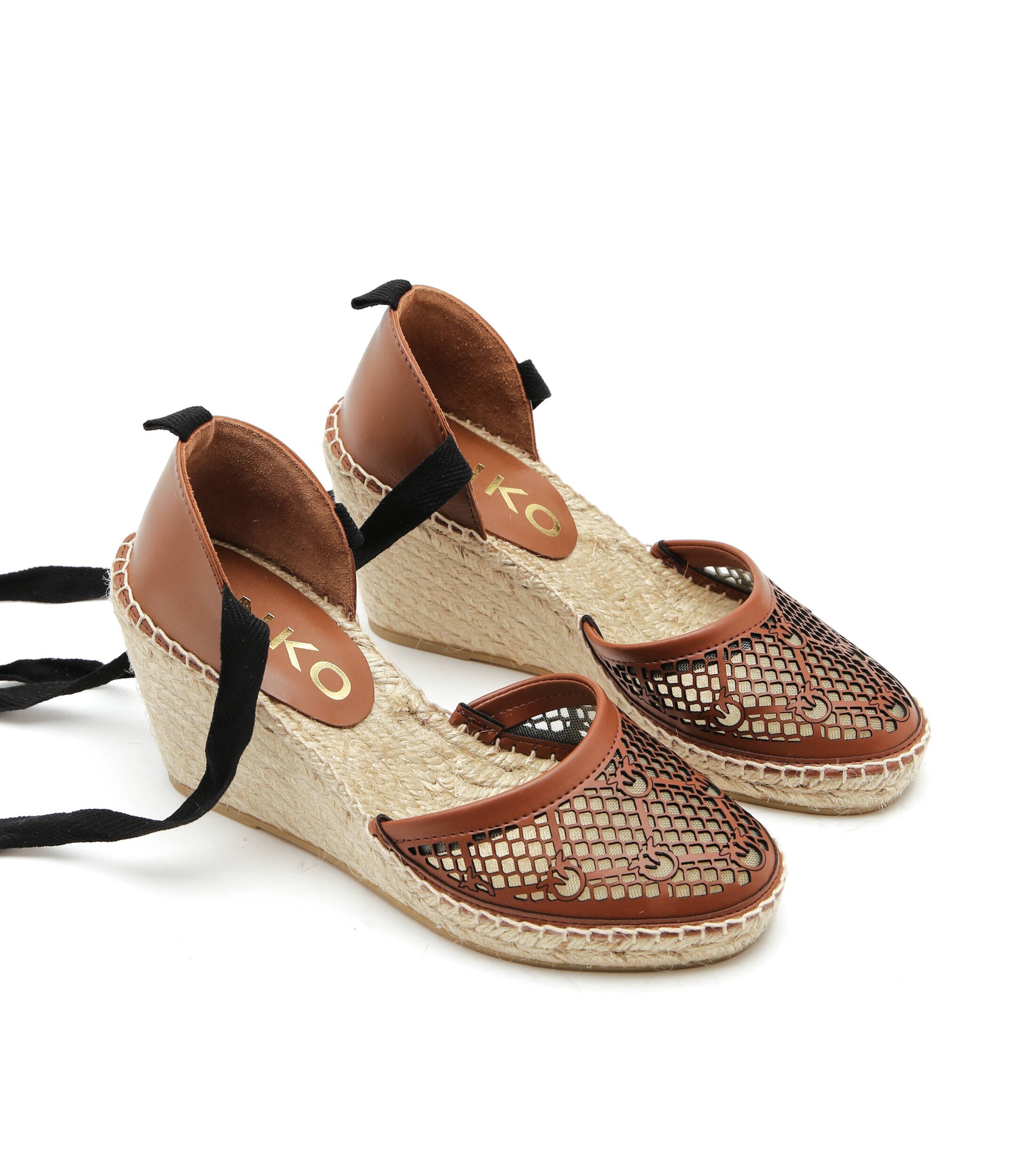 Pinko Espadrile Patty cu adaos de piele