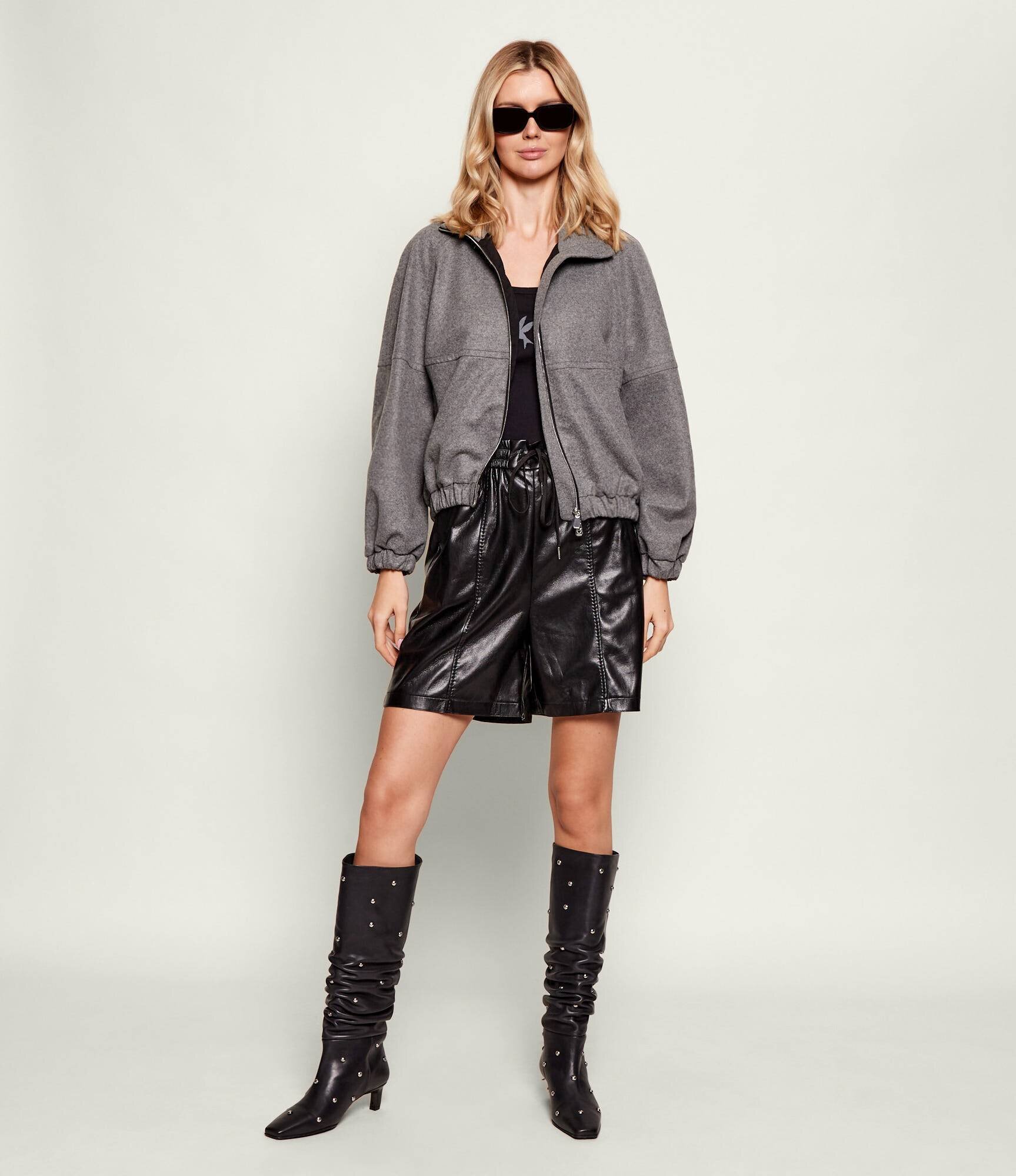 Pinko Geacă Consuelo | Relaxed fit cu adaos de lână