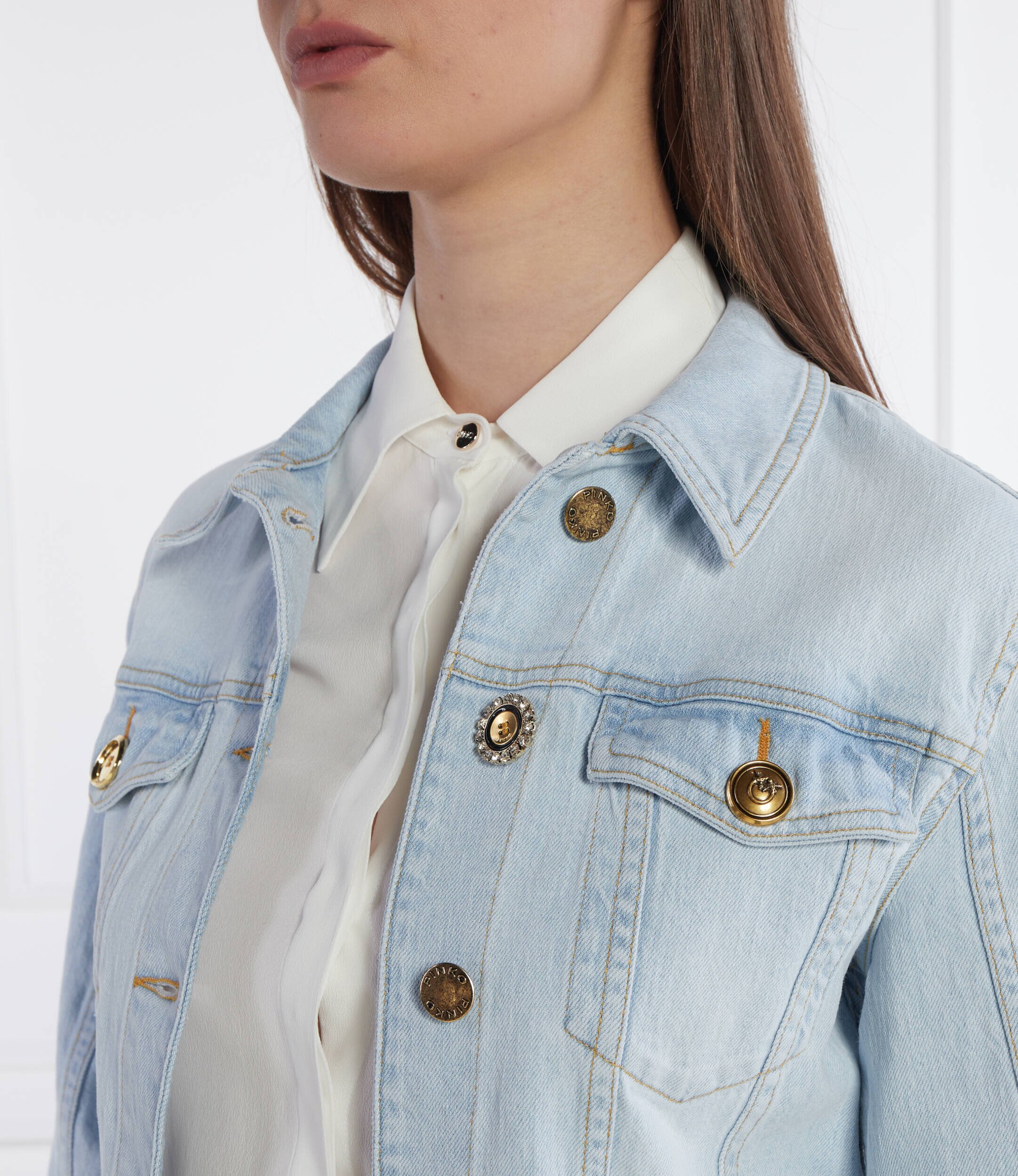 Pinko Geacă de blug BOB GIUBBINO | Cropped Fit